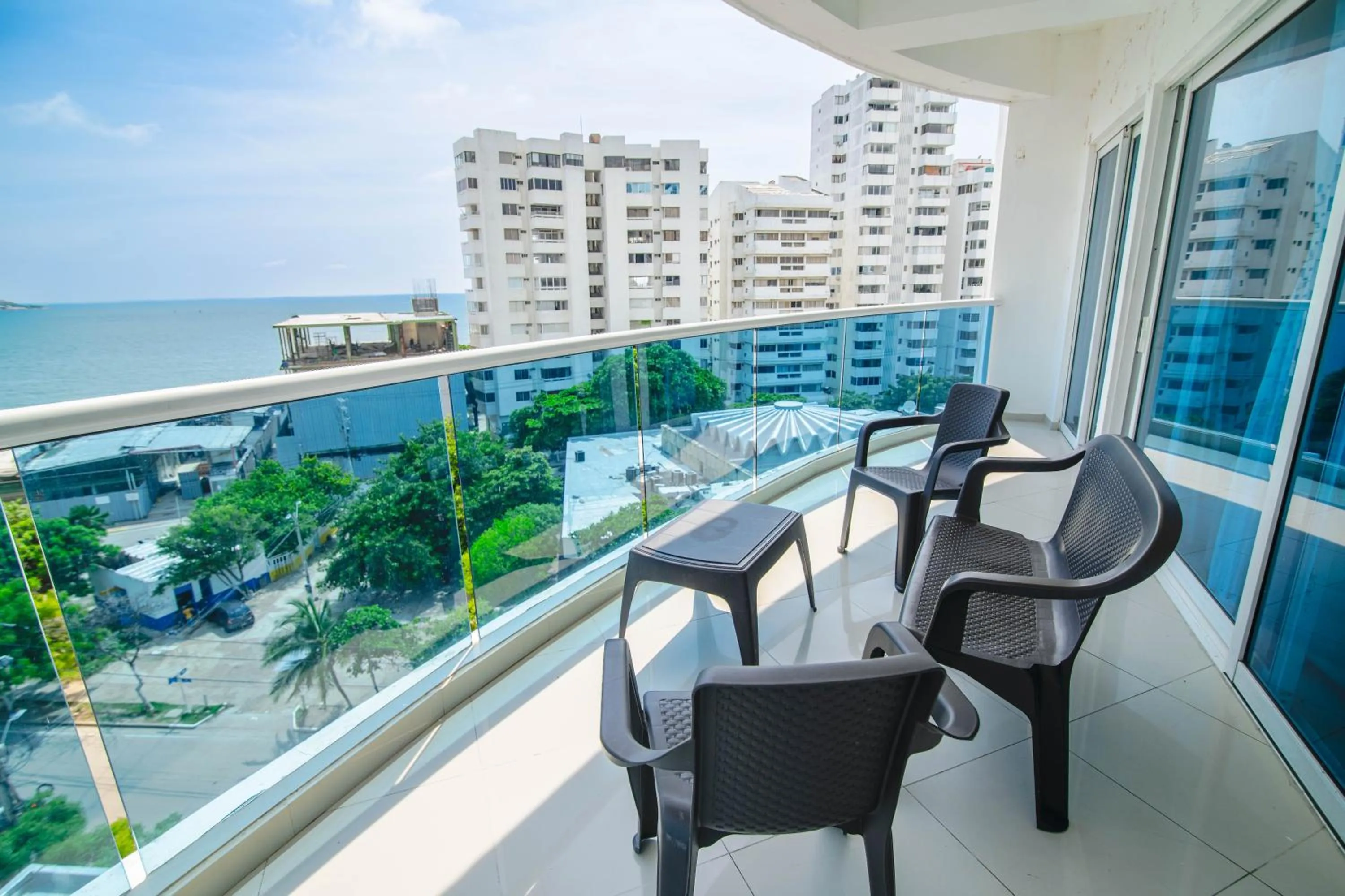 Balcony/Terrace in Apartamento Unik Cartagena Edificio Poseidón