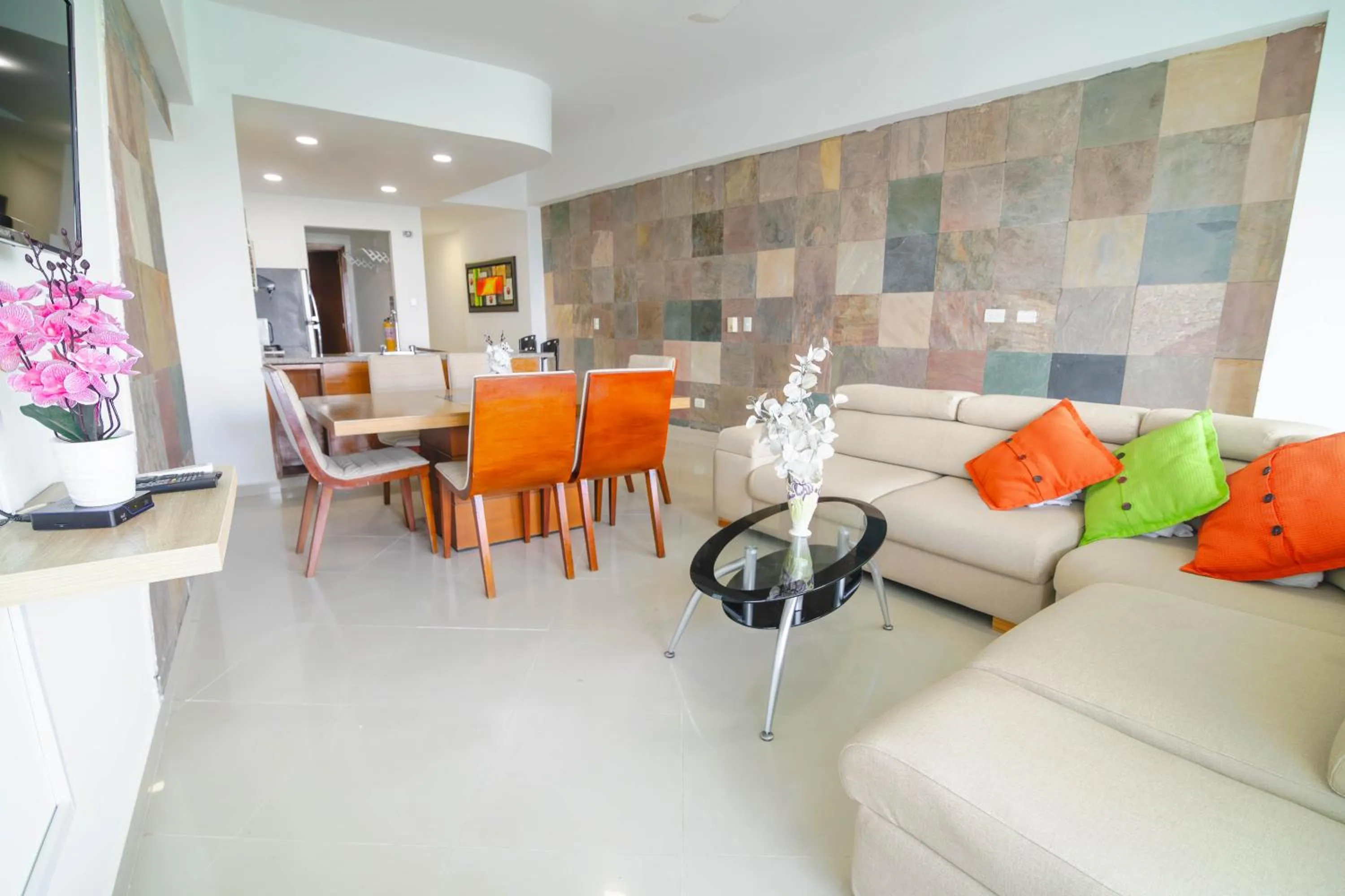 Living room in Apartamento Unik Cartagena Edificio Poseidón
