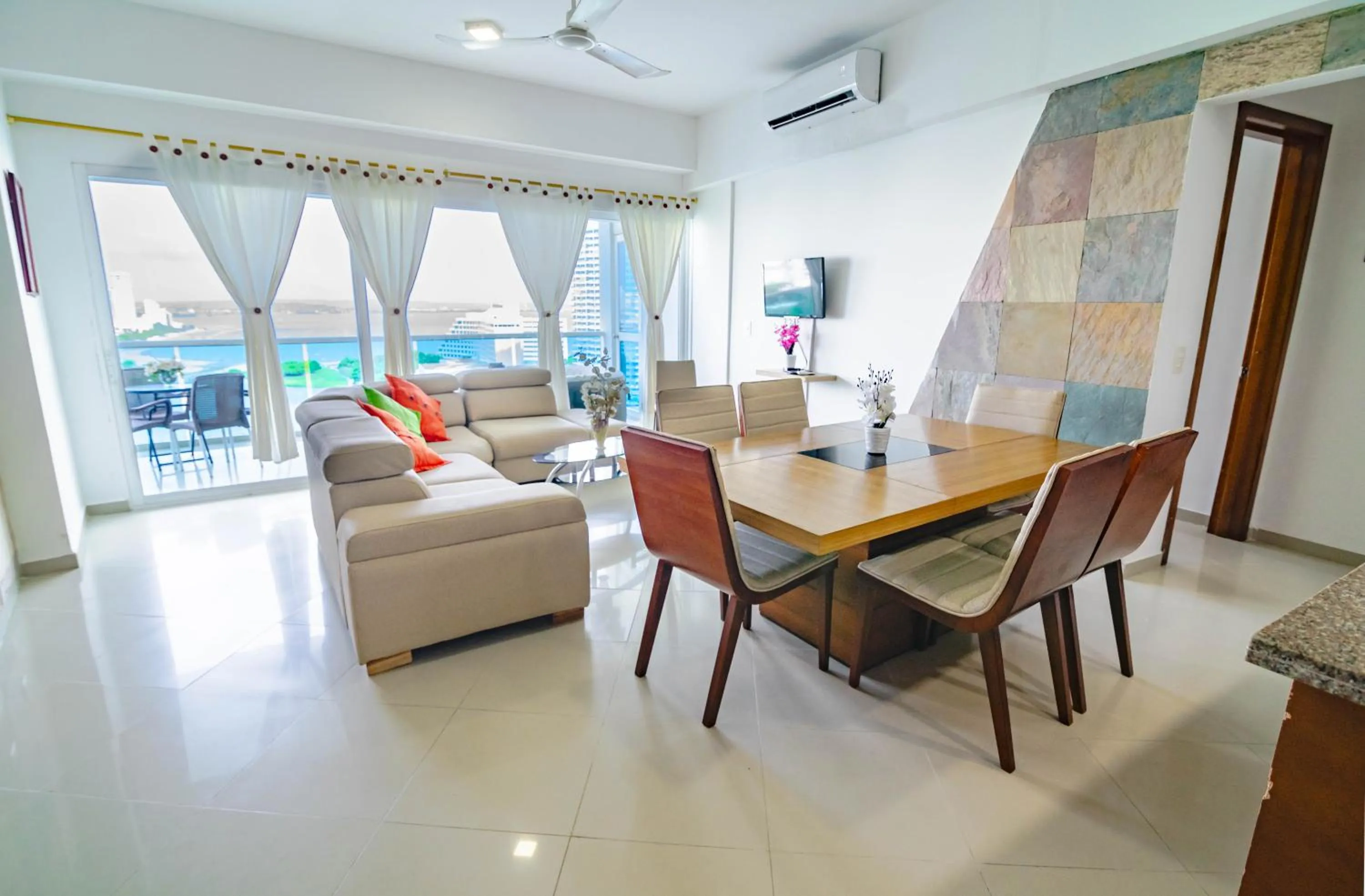 Dining area in Apartamento Unik Cartagena Edificio Poseidón