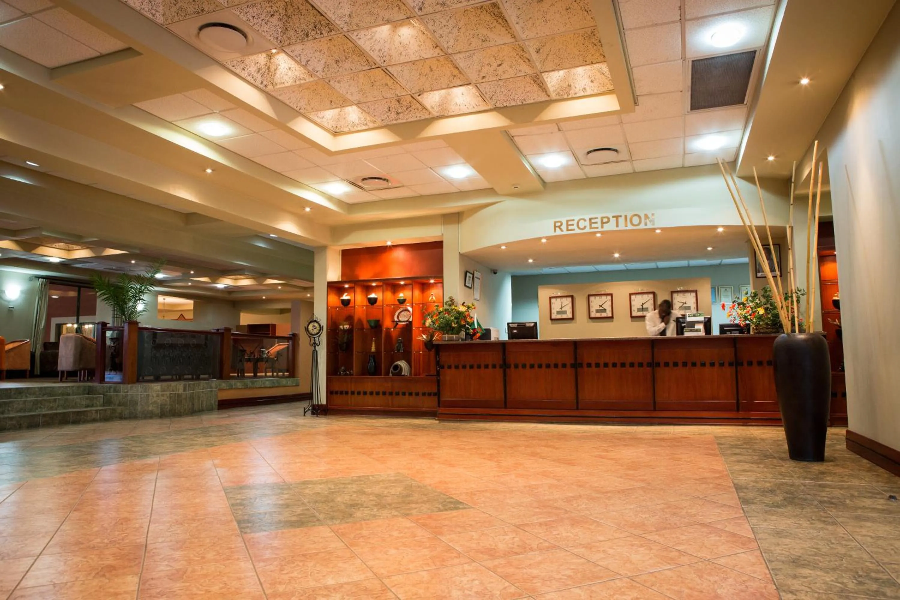 Lobby or reception in M'kango Golfview Hotel