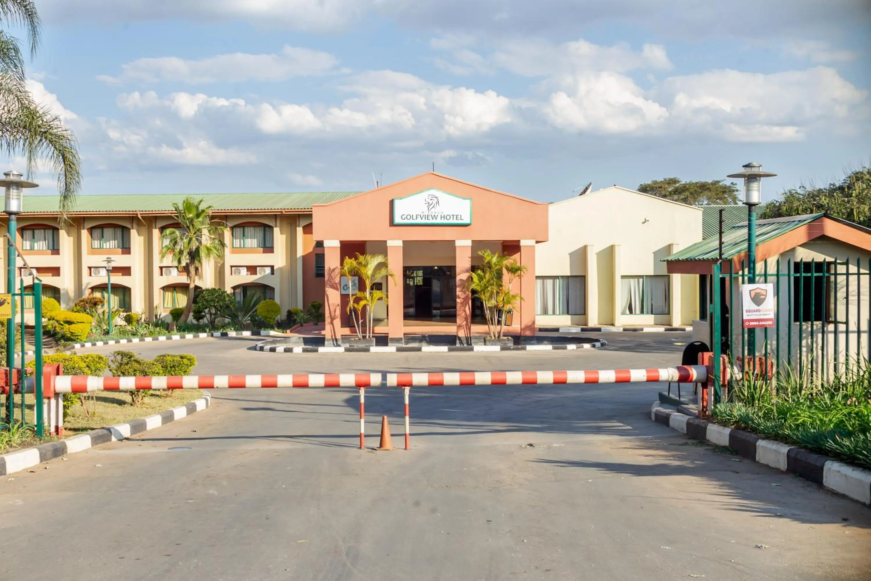 Property building in M'kango Golfview Hotel