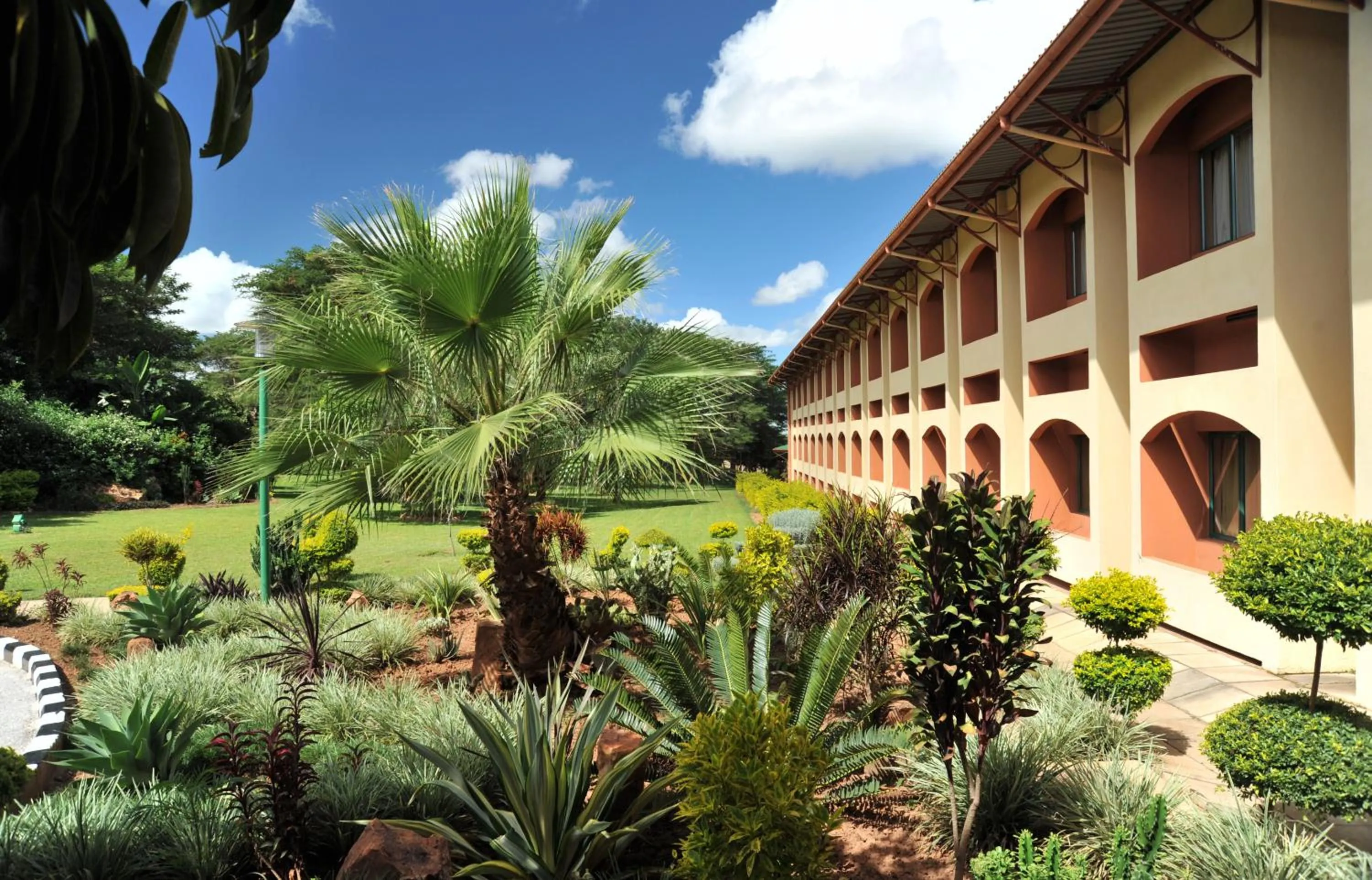 Property building in M'kango Golfview Hotel