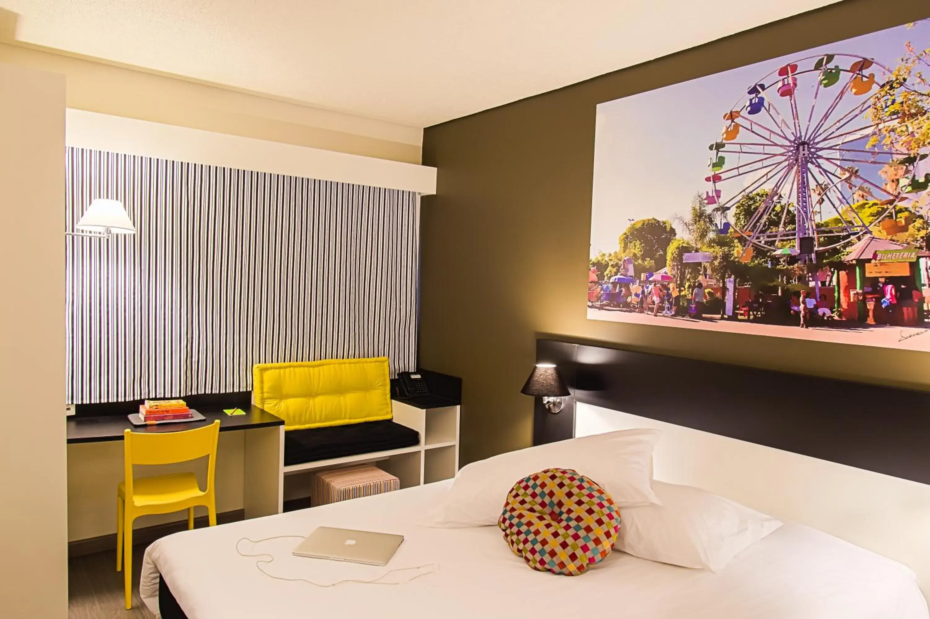 Bed in Ibis Styles Porto Alegre Centro Bed in Ibis Styles Porto Alegre Centro