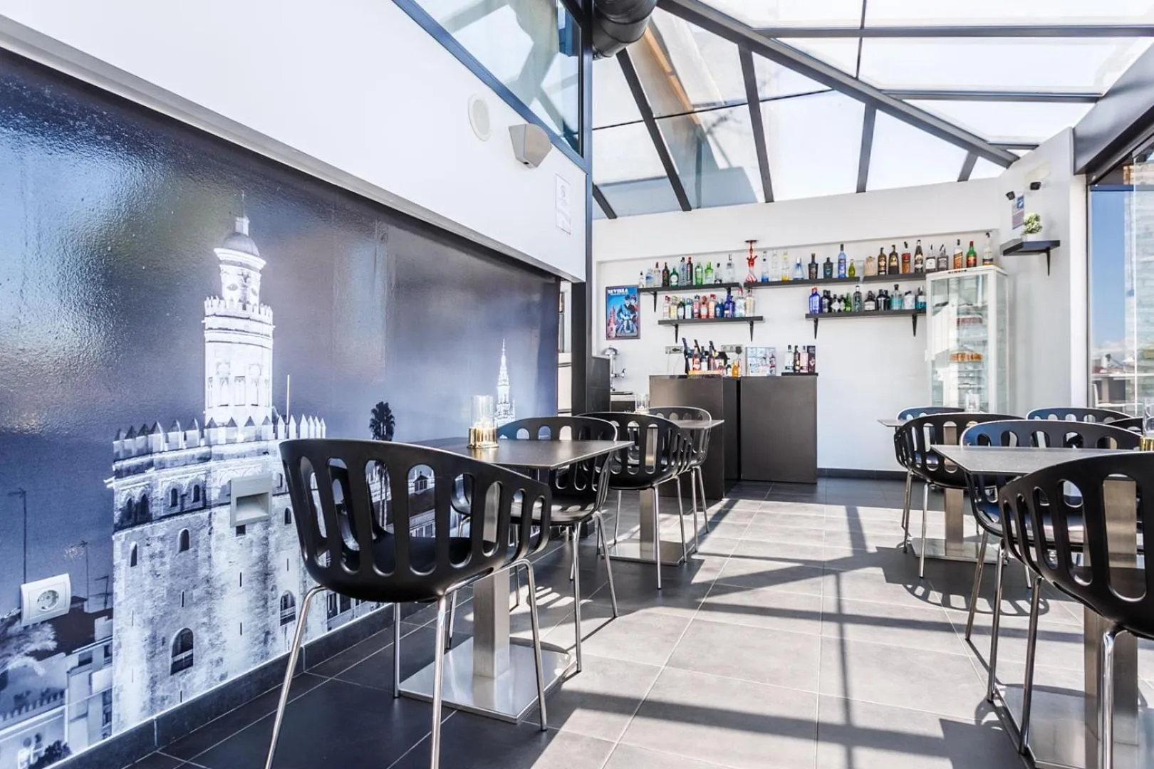 Lounge or bar in Patio de La Alameda