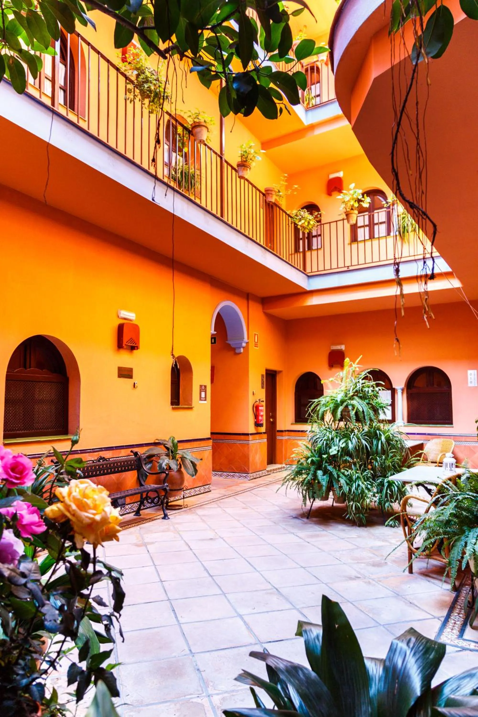 Decorative detail in Patio de La Alameda