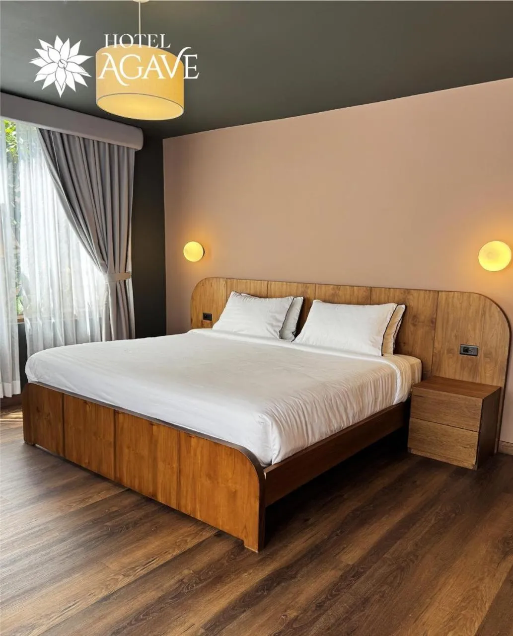 Bed in Hotel Casa Agave