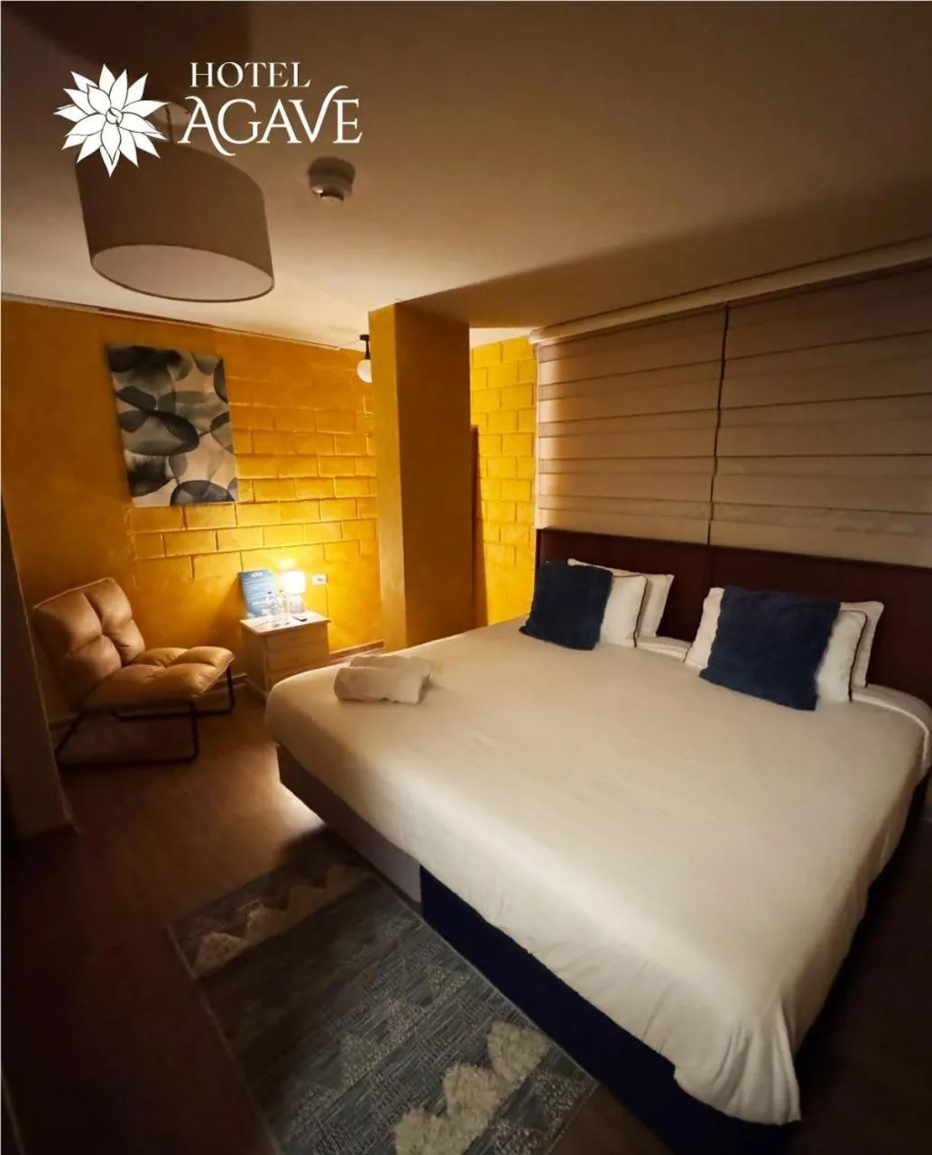 Bed in Hotel Casa Agave