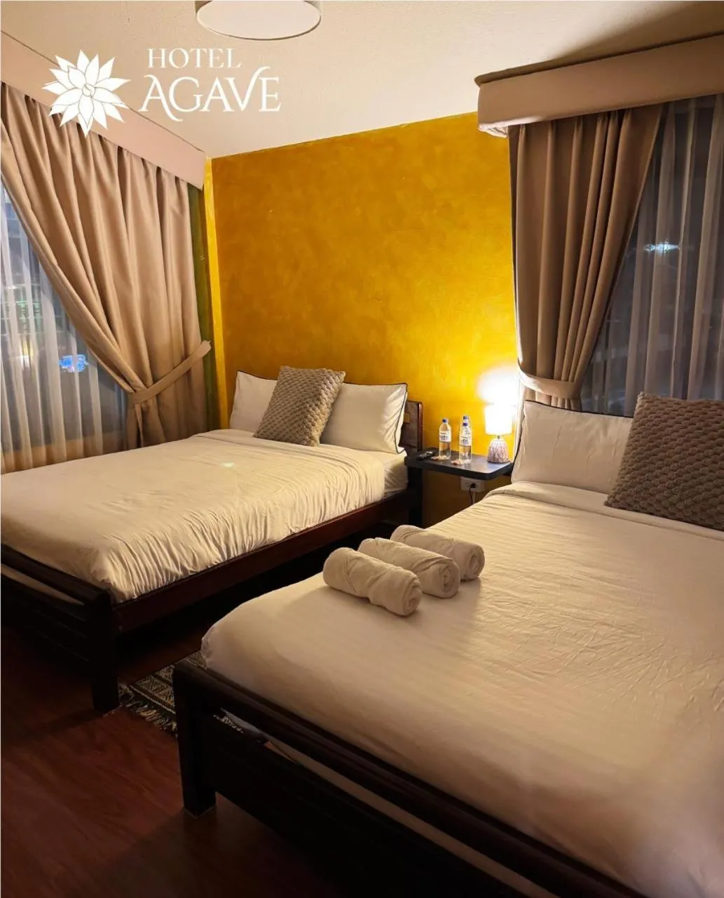 Bed in Hotel Casa Agave