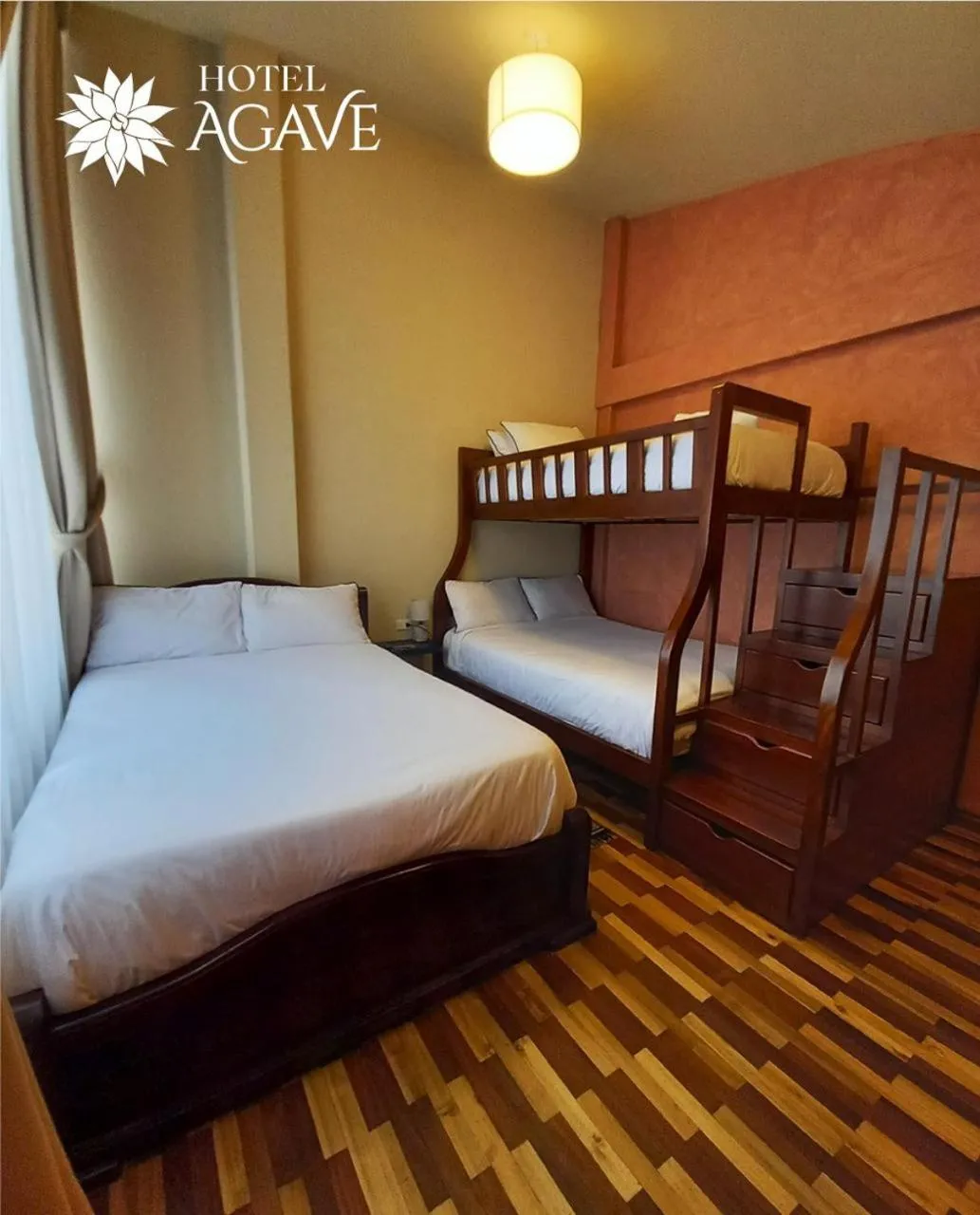 Bed in Hotel Casa Agave