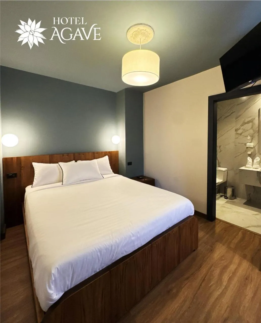 Bed in Hotel Casa Agave