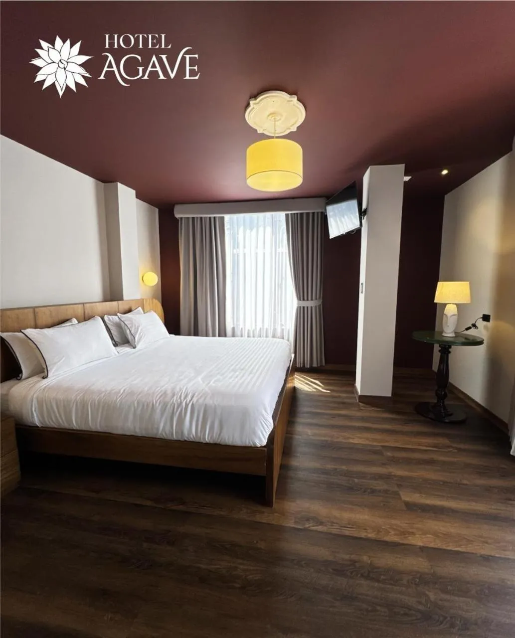 Bed in Hotel Casa Agave