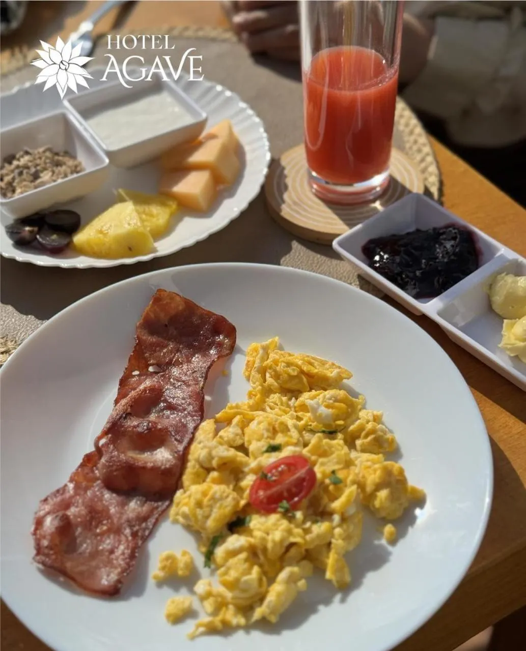 Breakfast in Hotel Casa Agave