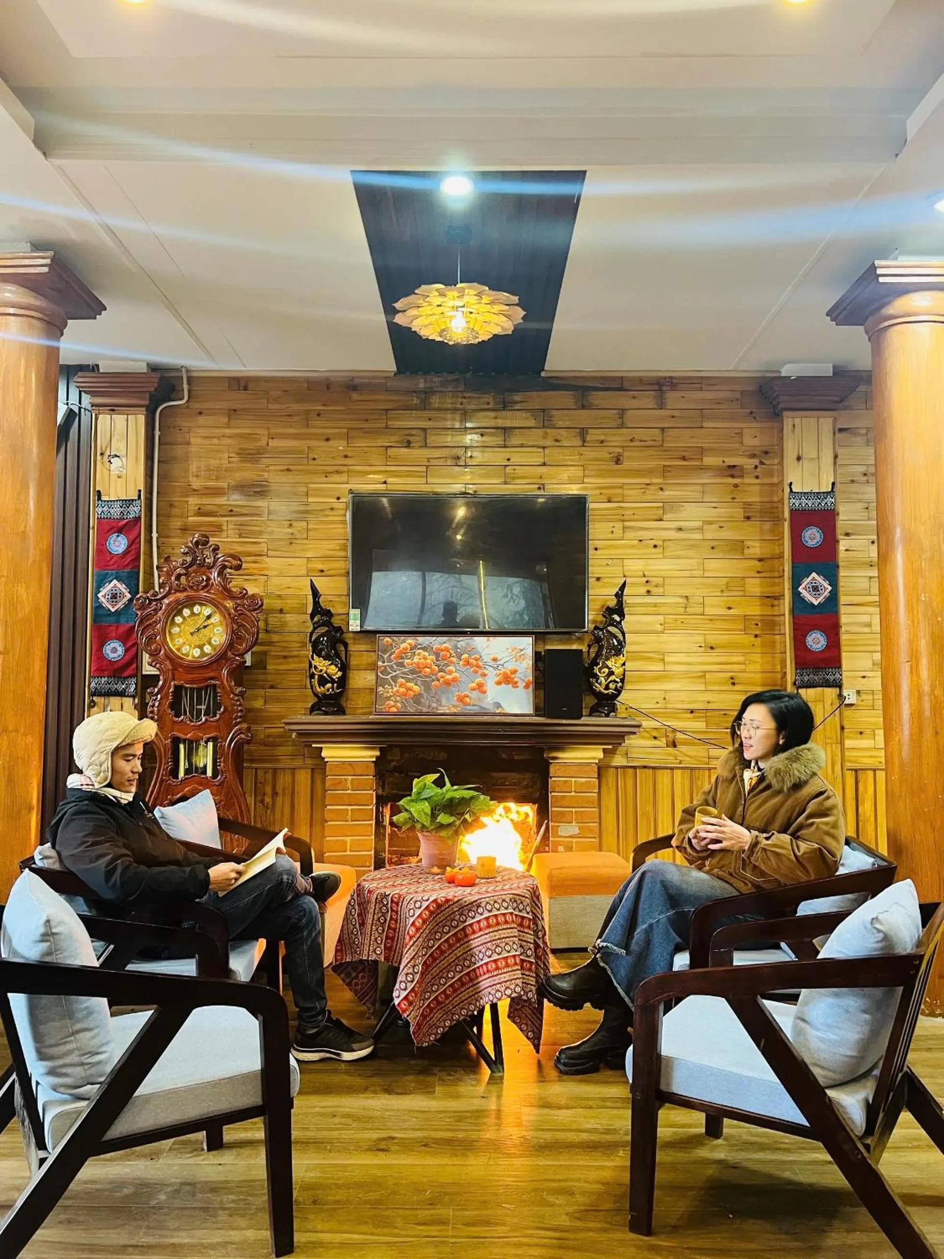 Living room in Sapa Florence Hotel