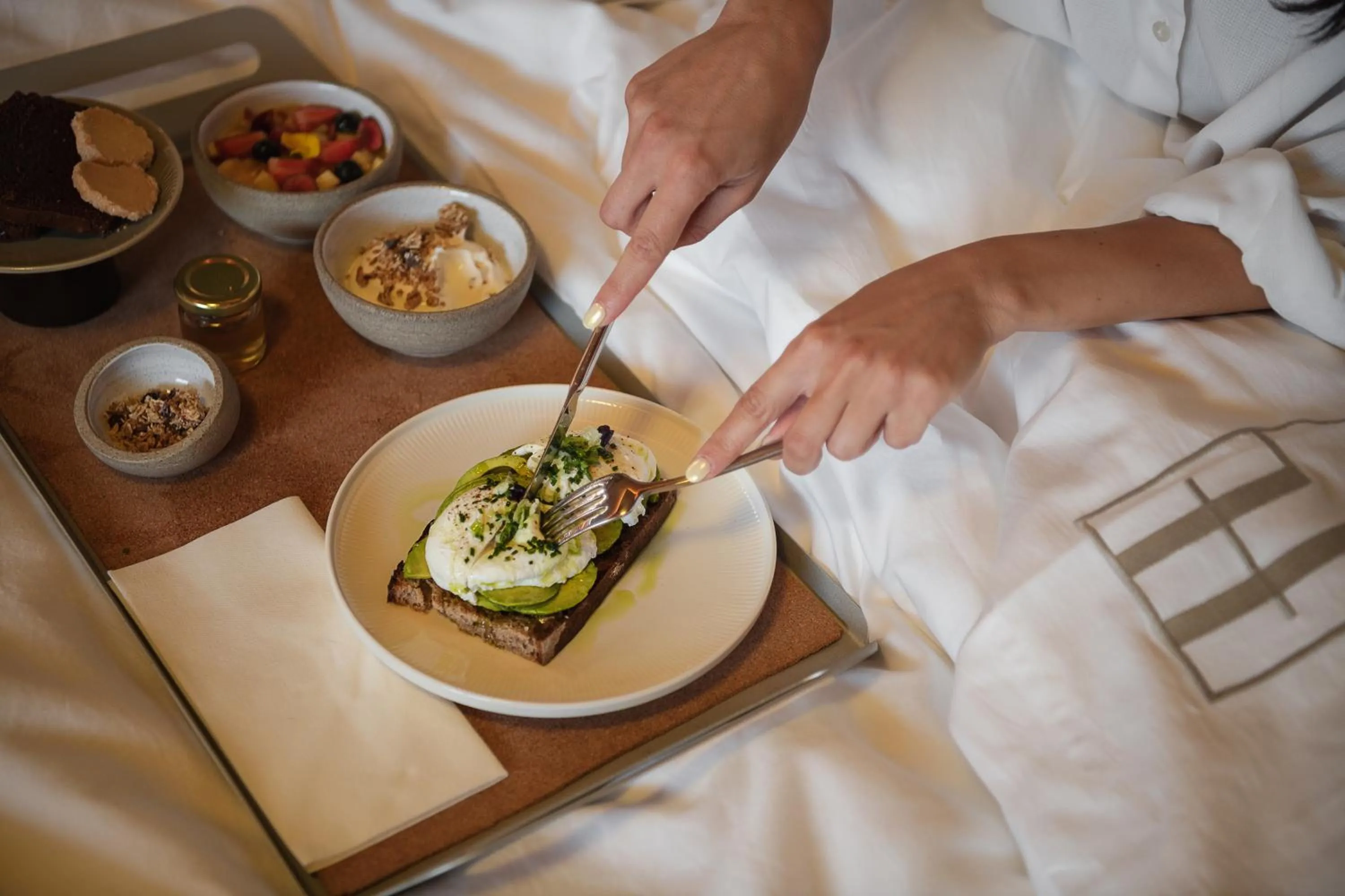 Bed in Elysia Boutique Hotel