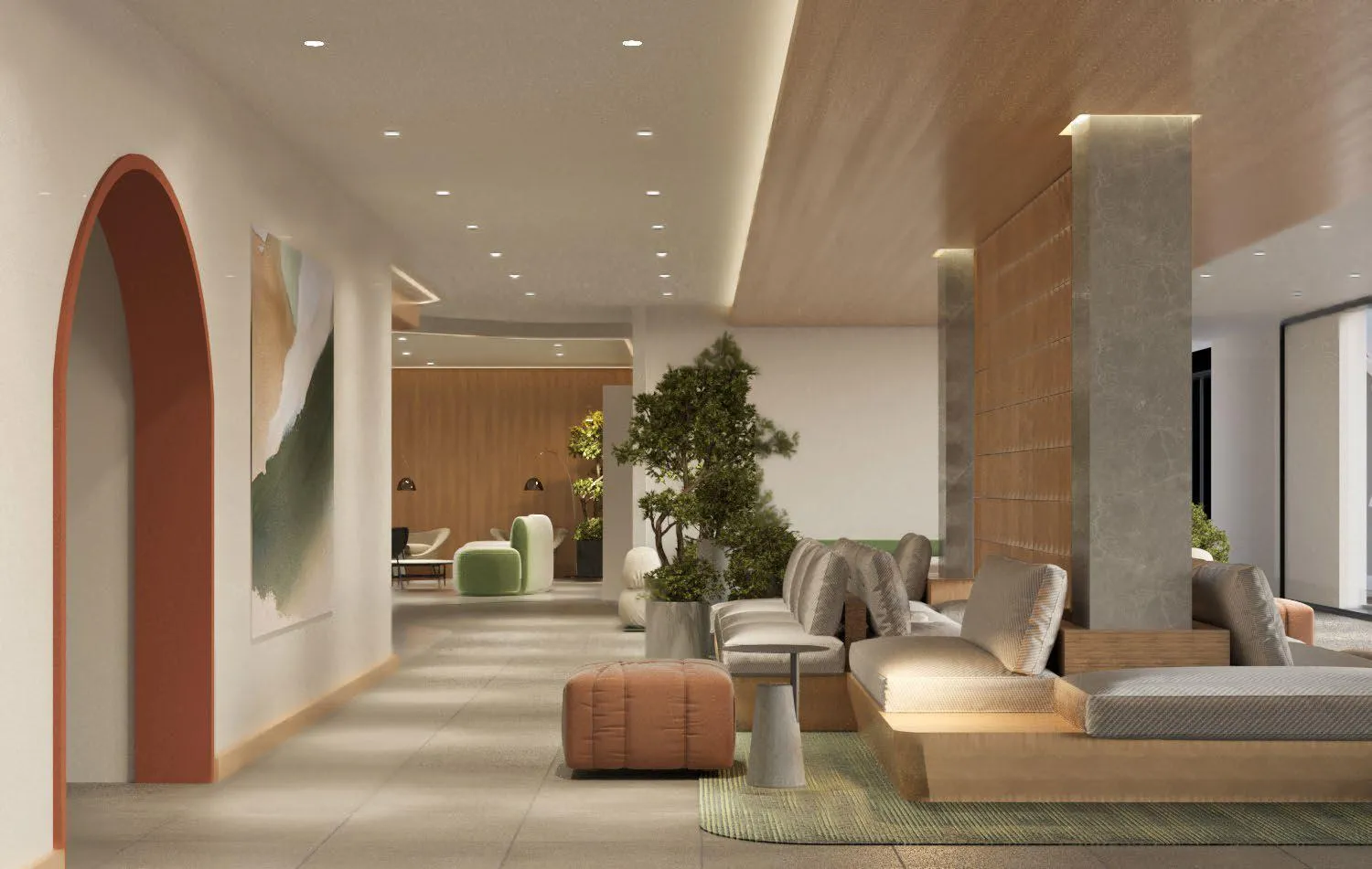 Lobby or reception in The Kaktus Somabay