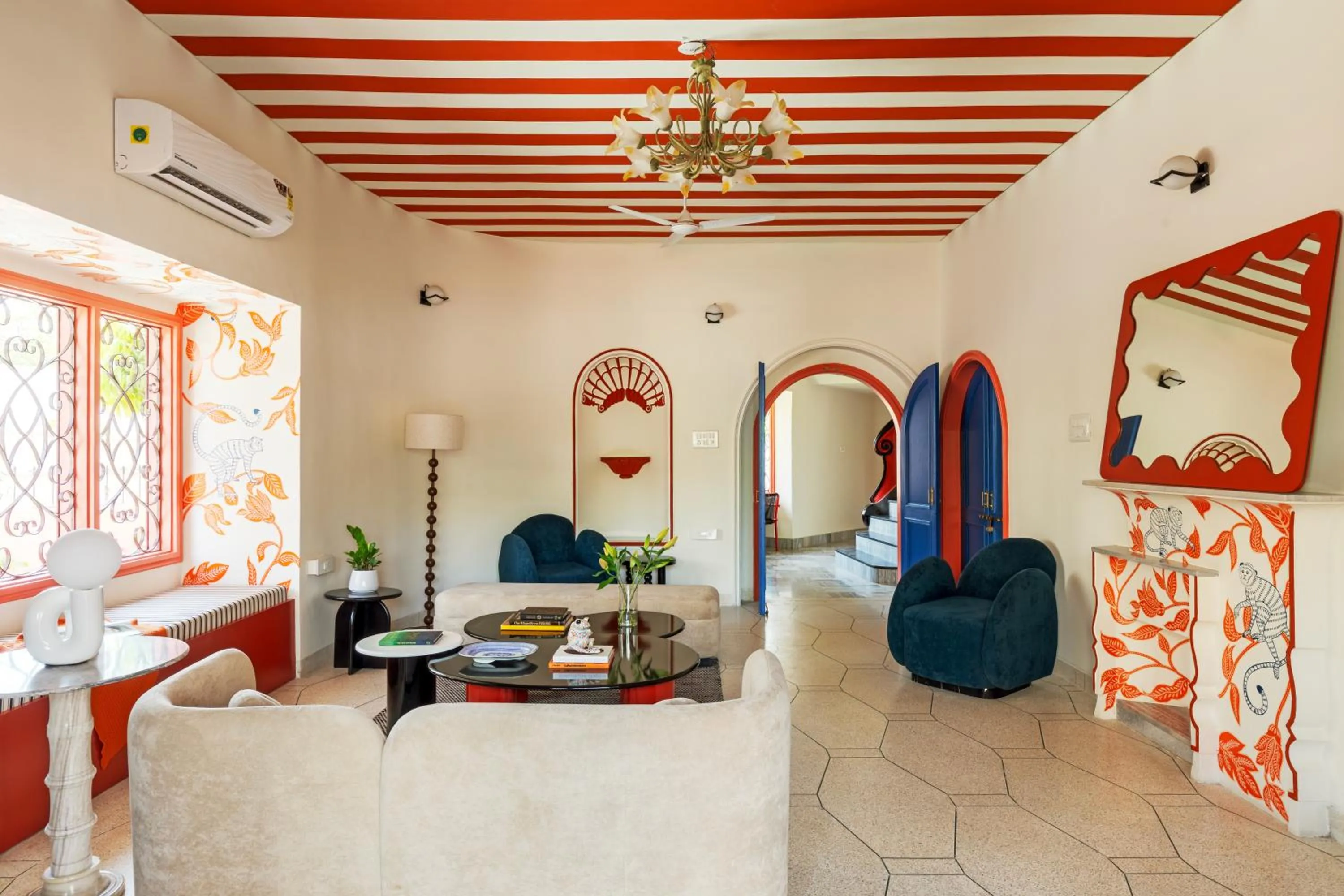 Living room in Namli Haus, Jaipur