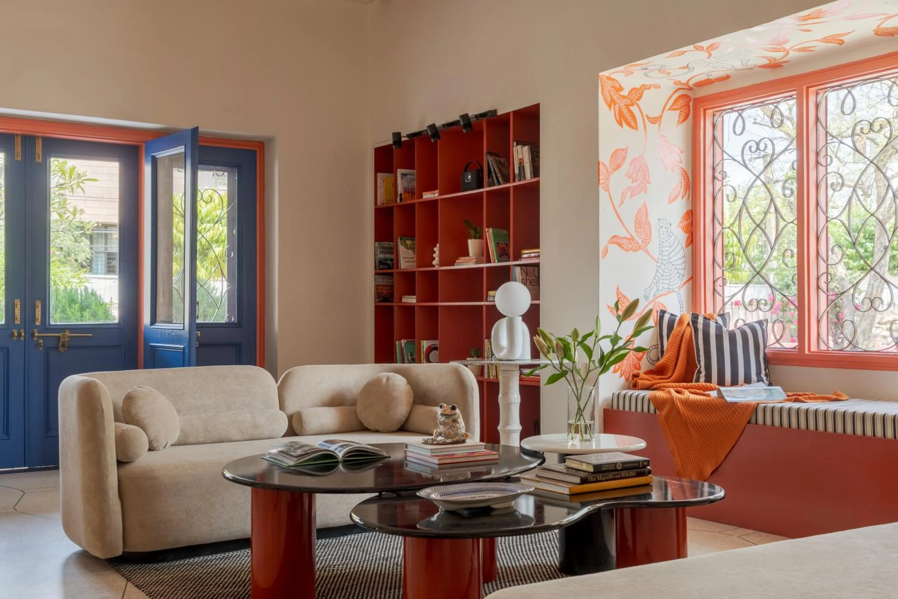 Living room in Namli Haus, Jaipur