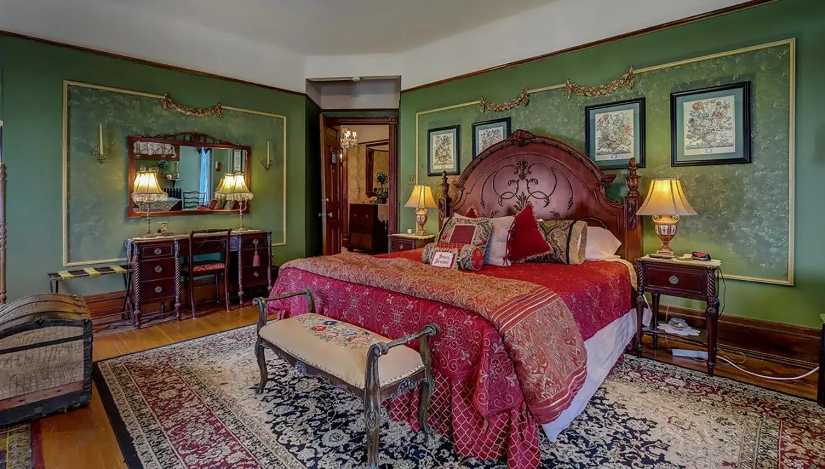 Bedroom, Bed in Schuster Mansion Bed & Breakfast Bedroom, Bed in Schuster Mansion Bed & Breakfast