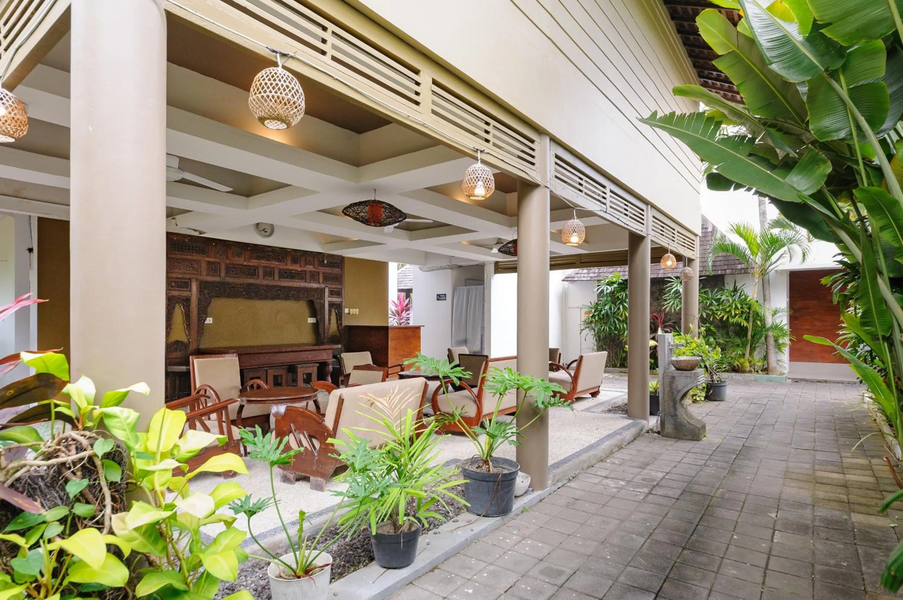Seating area in Tan's Astana Villa's by The Lavana