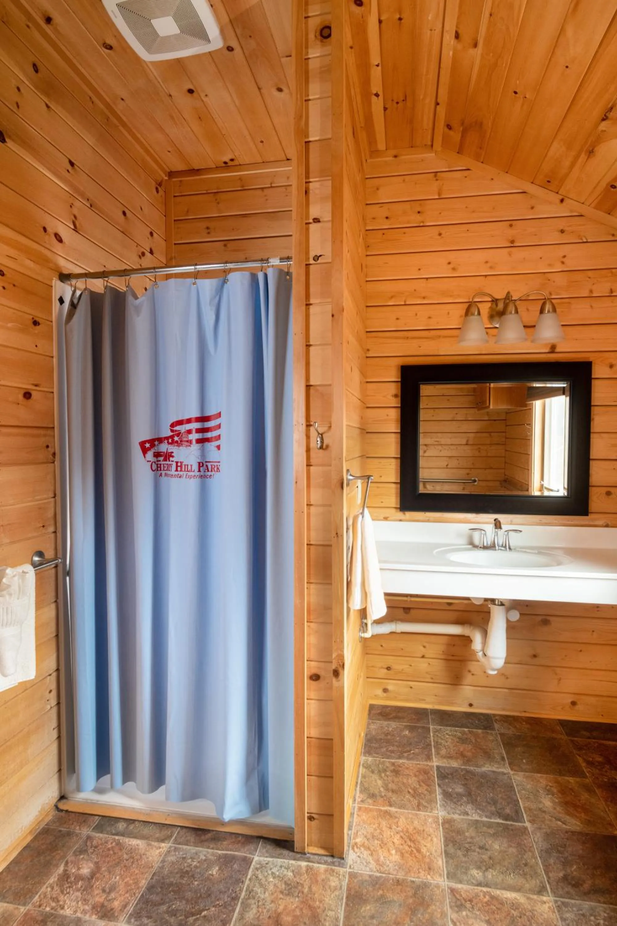 Shower in Cherry Hill Park