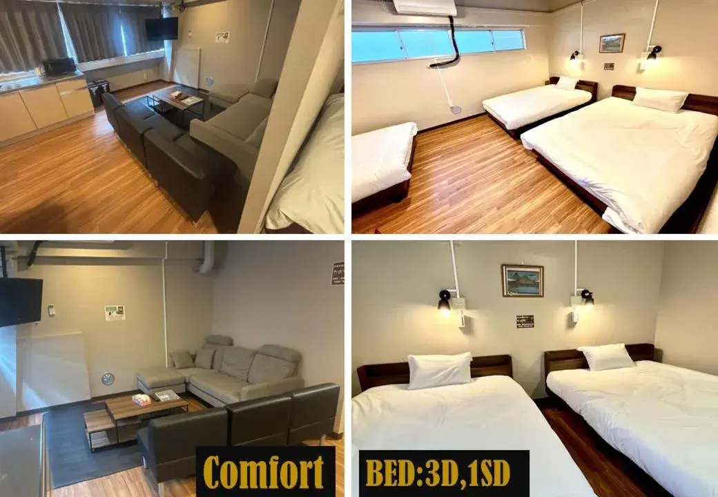 Comfort Quadruple Room in Hinode Kagurazakaekimae Hotel Comfort Quadruple Room in Hinode Kagurazakaekimae Hotel