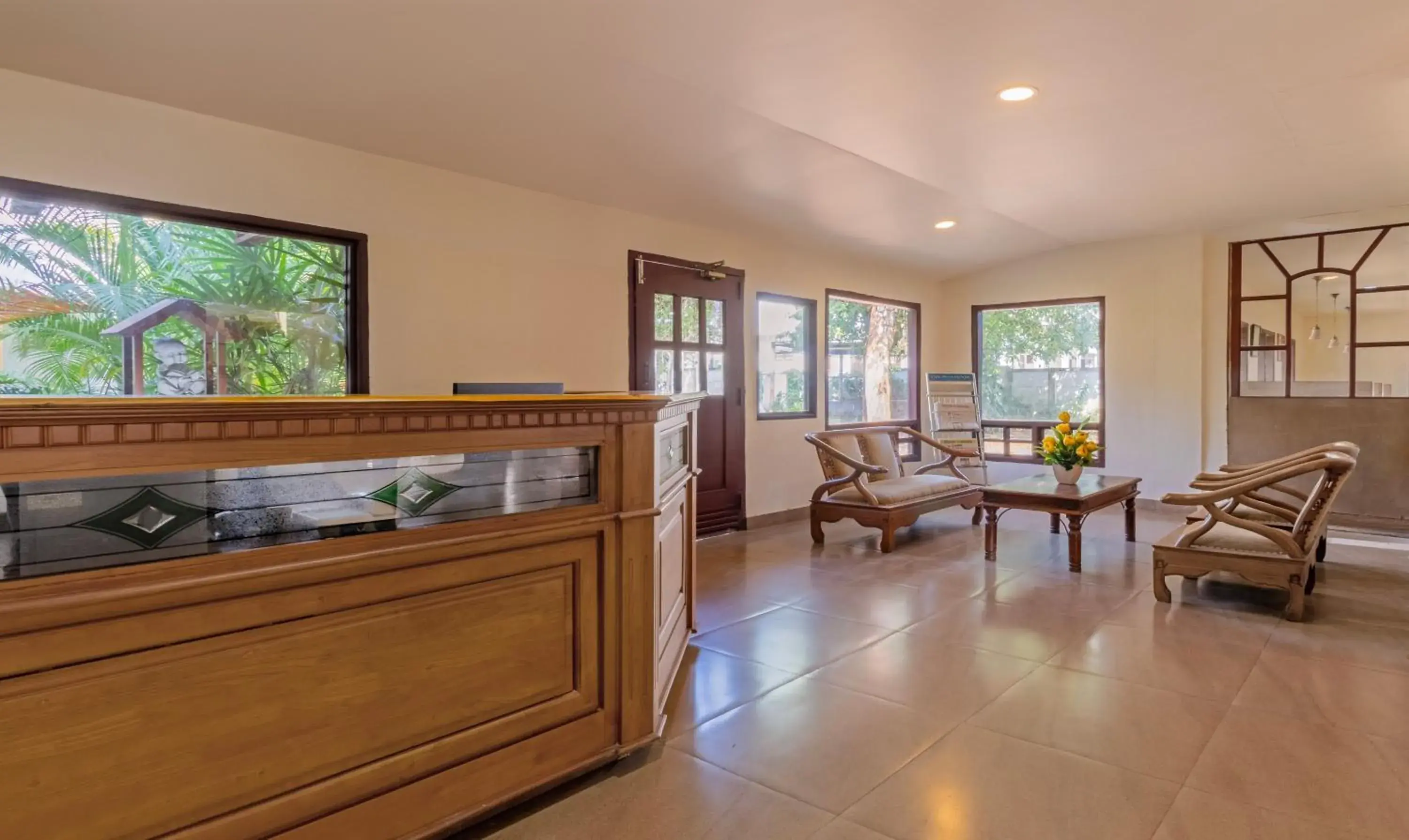 Lobby or reception in Treebo Sadhoo Heritage Lobby or reception in Treebo Sadhoo Heritage