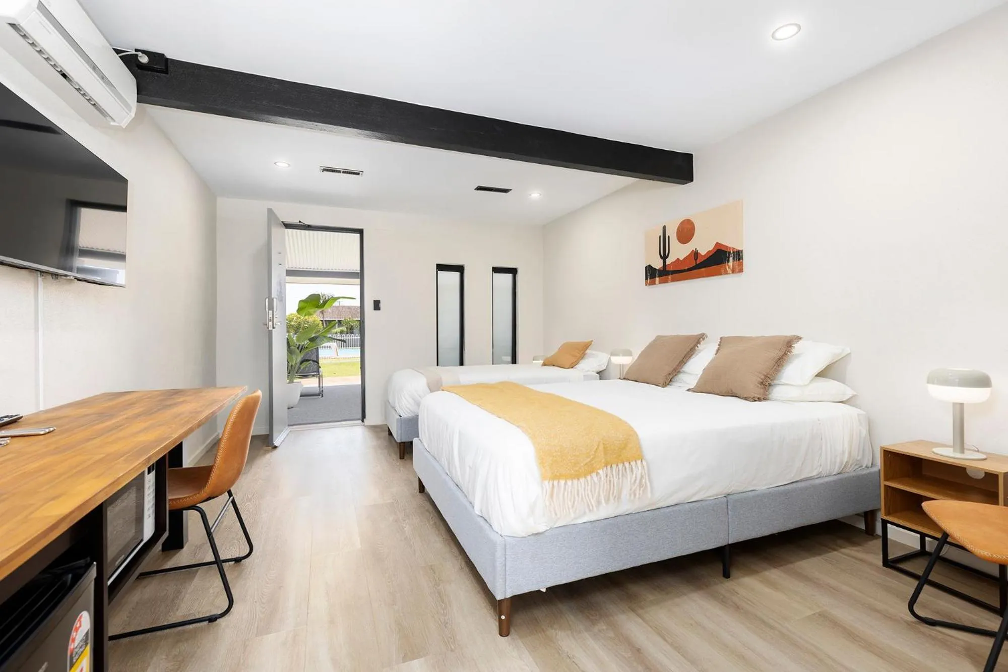 Bed in Hacienda Nambucca