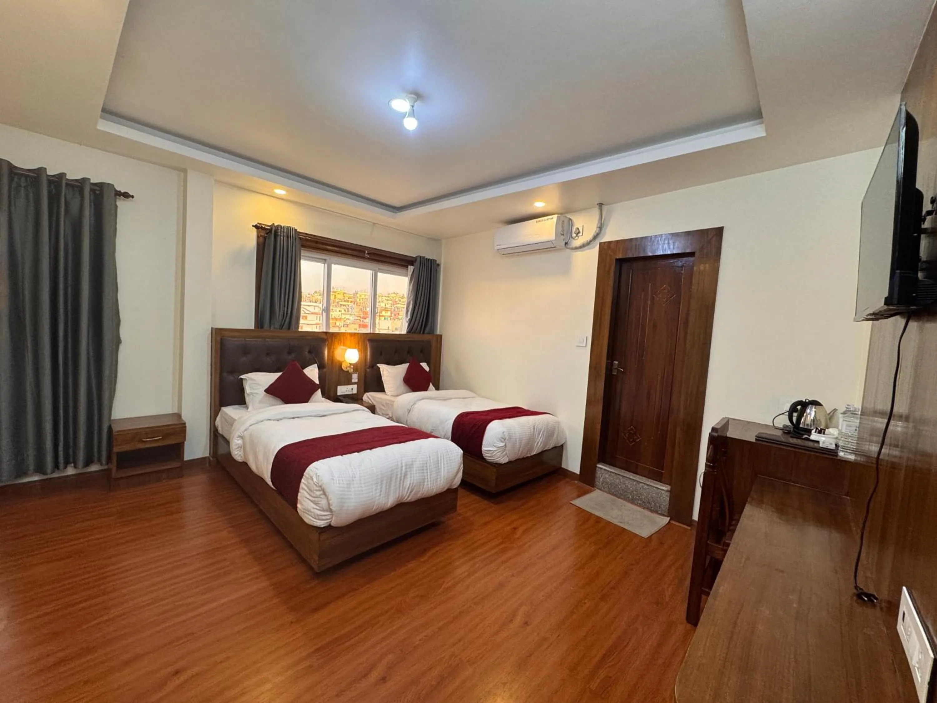 Bed in Stupa Boutique Hotel