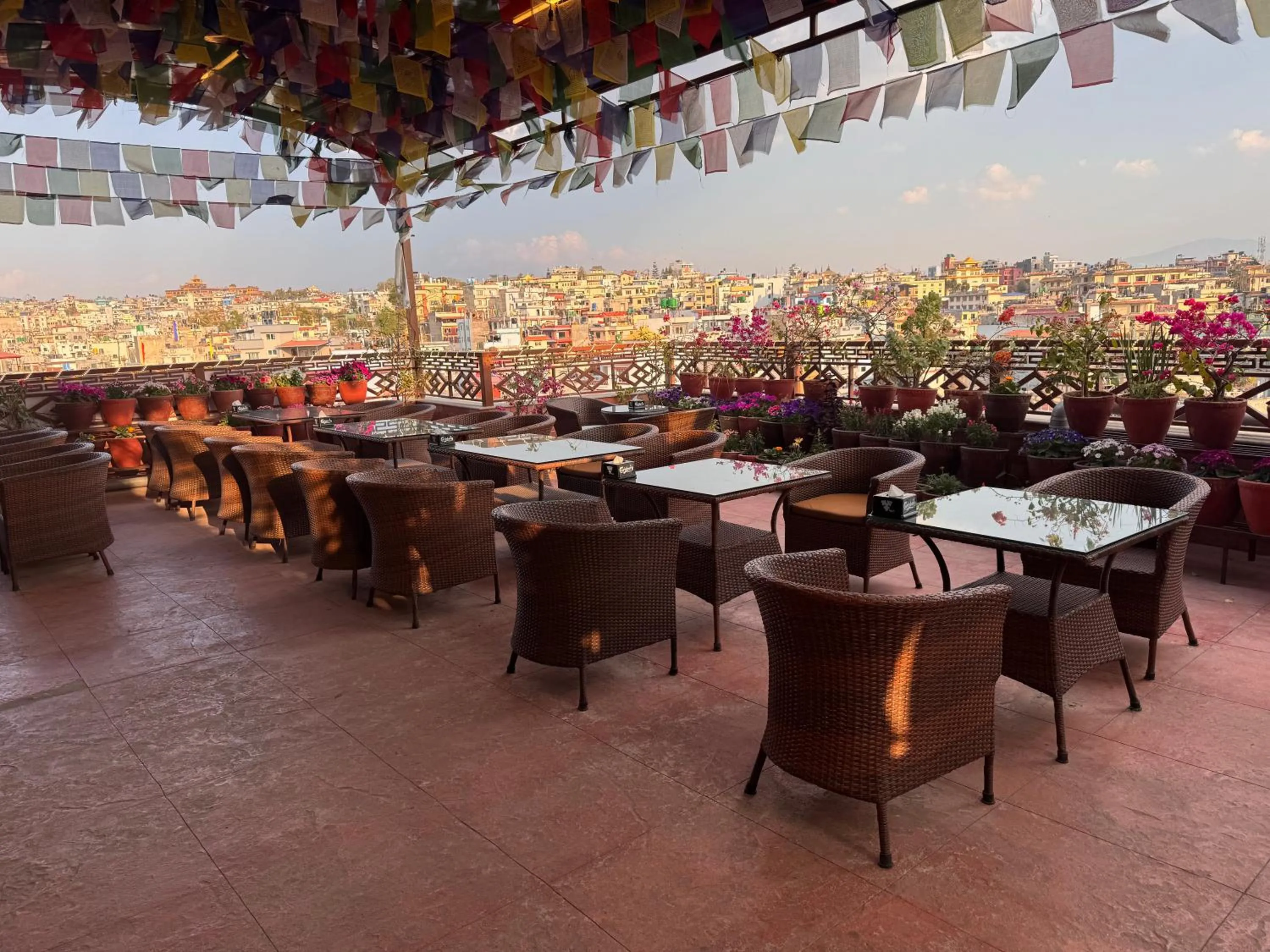 Restaurant/places to eat in Stupa Boutique Hotel