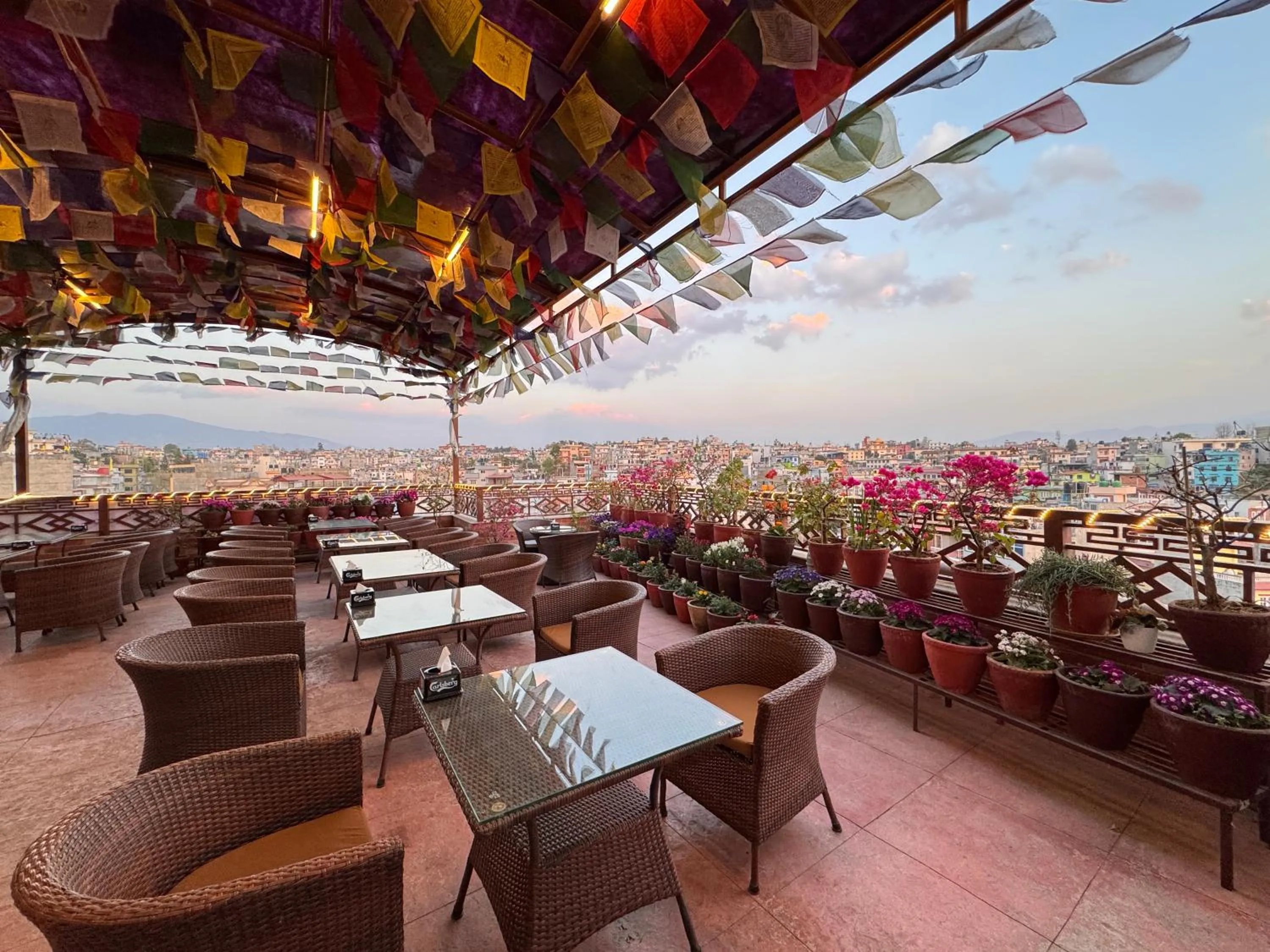 Restaurant/places to eat in Stupa Boutique Hotel