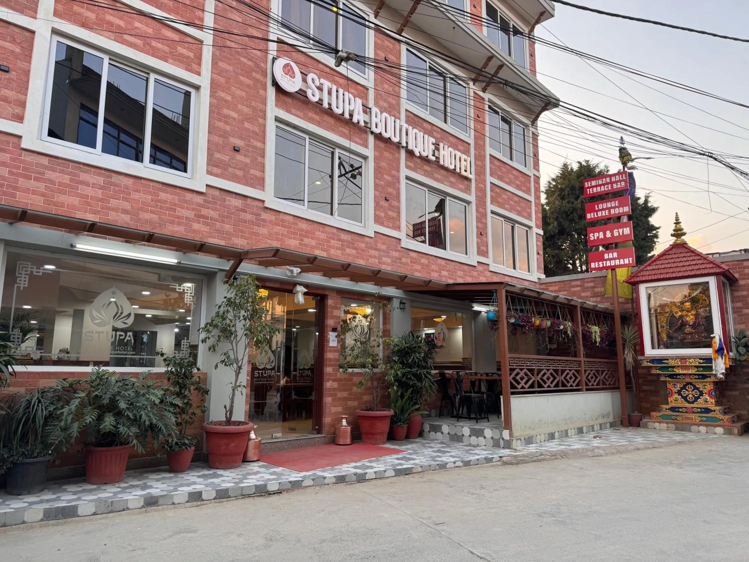 Property building in Stupa Boutique Hotel