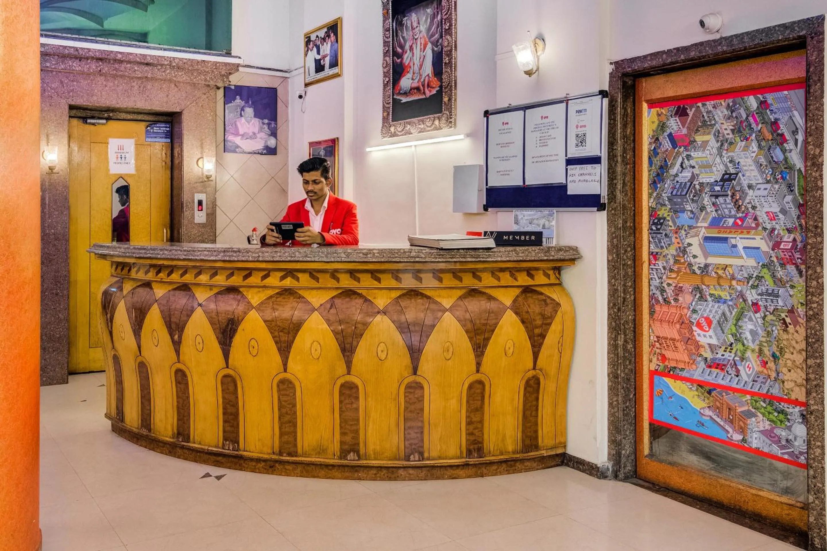 Lobby or reception in Hotel O Kamini