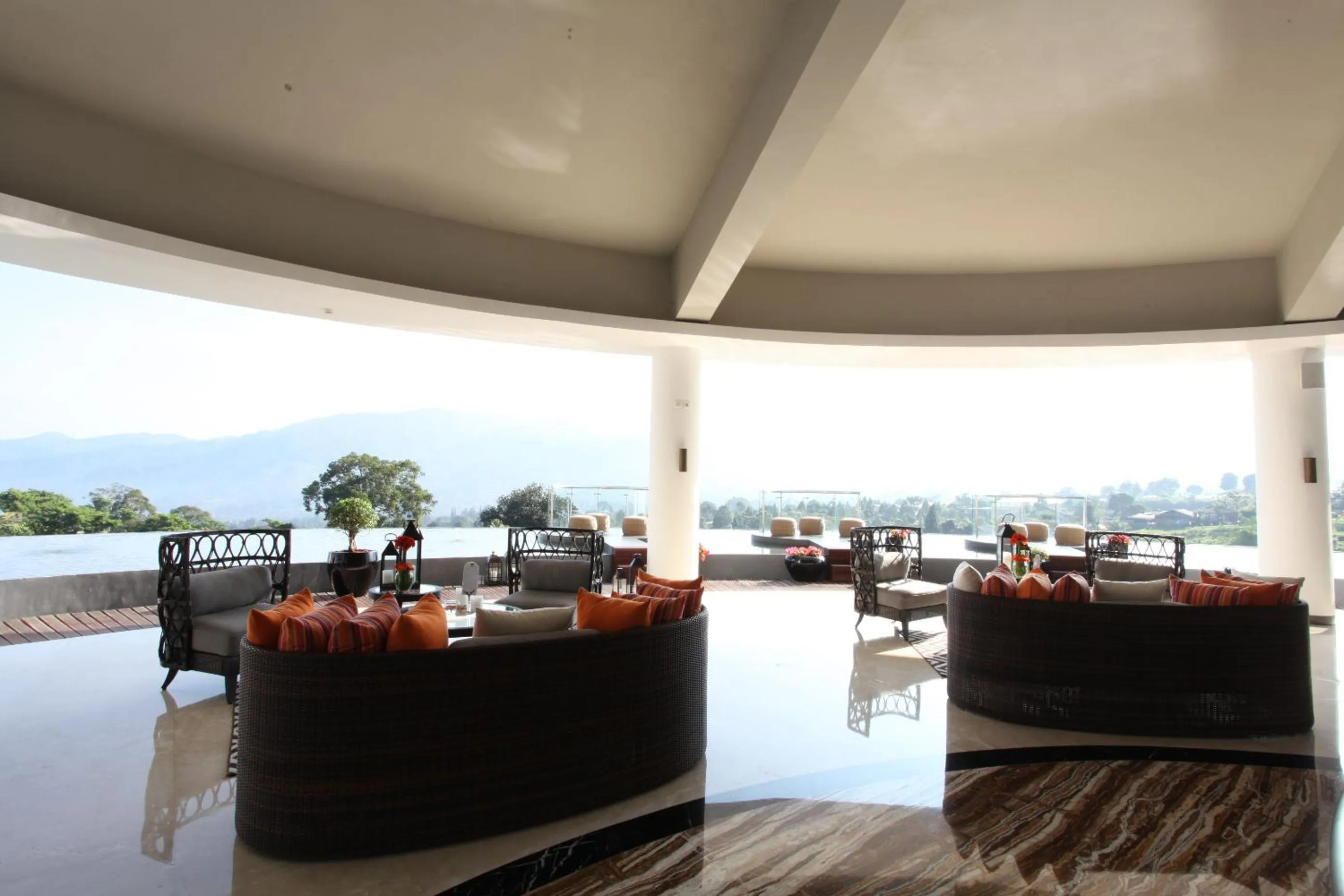 Communal lounge/ TV room in Pesona Alam Resort & Spa