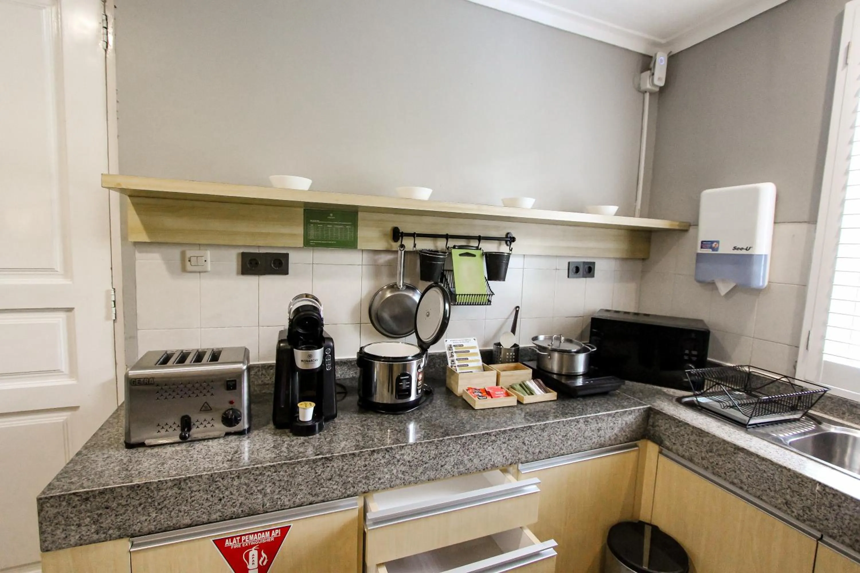 kitchen in Pesona Alam Resort & Spa