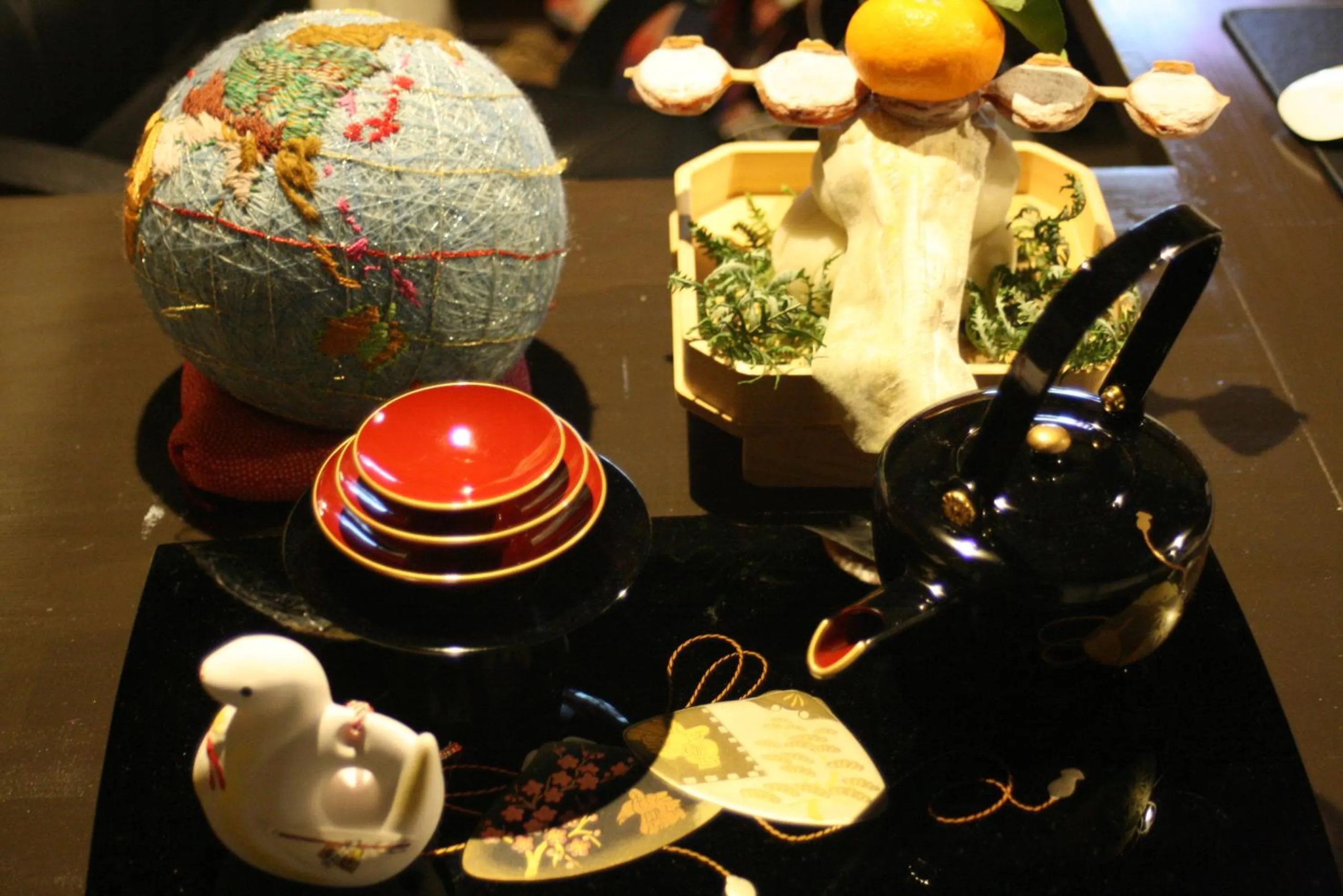 Decorative detail in HARUYA Umekoji