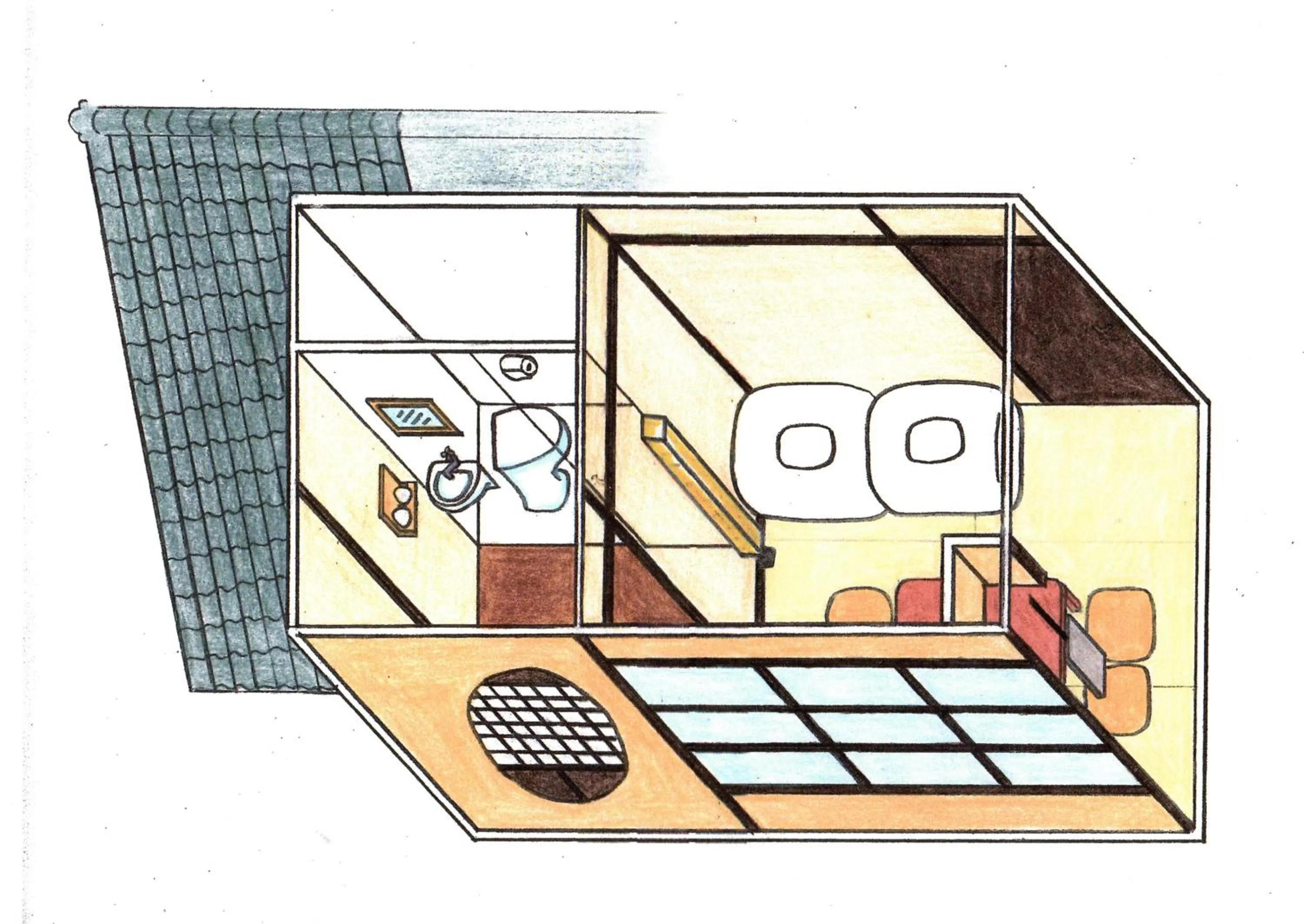 Photo of the whole room in HARUYA Umekoji