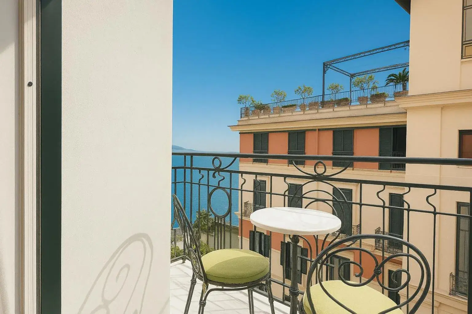 Superior Triple Room with Side Sea View in Grand Hotel Europa Palace Sorrento Superior Triple Room with Side Sea View in Grand Hotel Europa Palace Sorrento