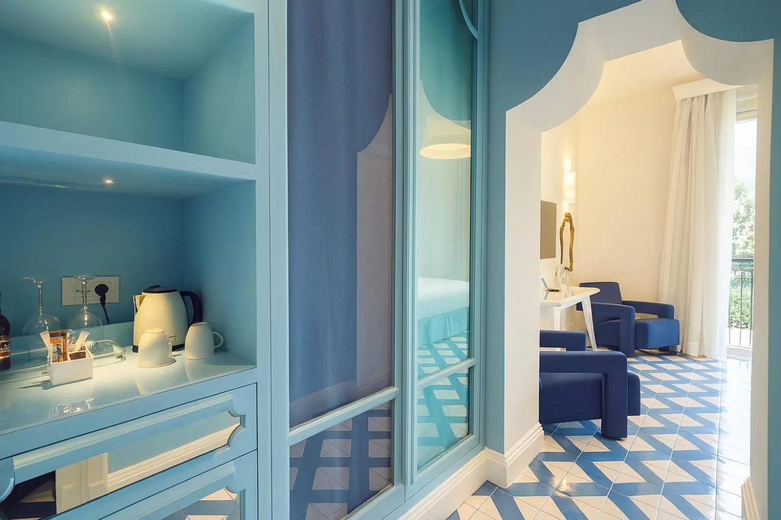 Bedroom in Grand Hotel Europa Palace Sorrento