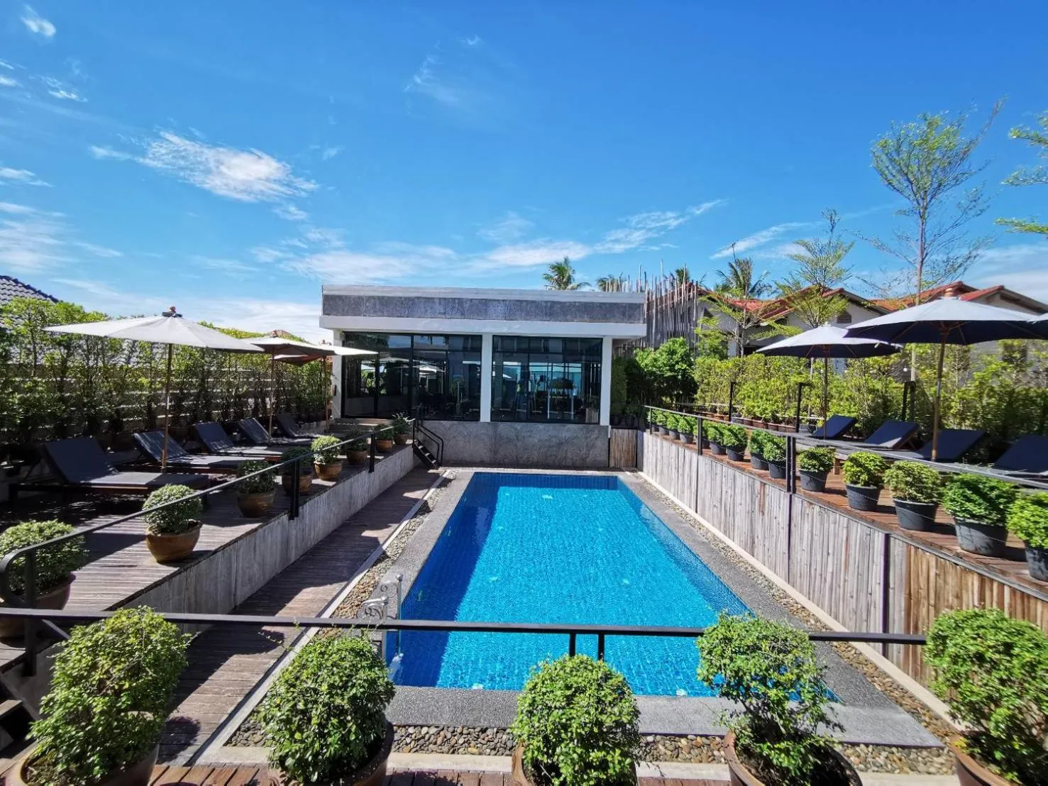 Pool view in S Park Design Hotel