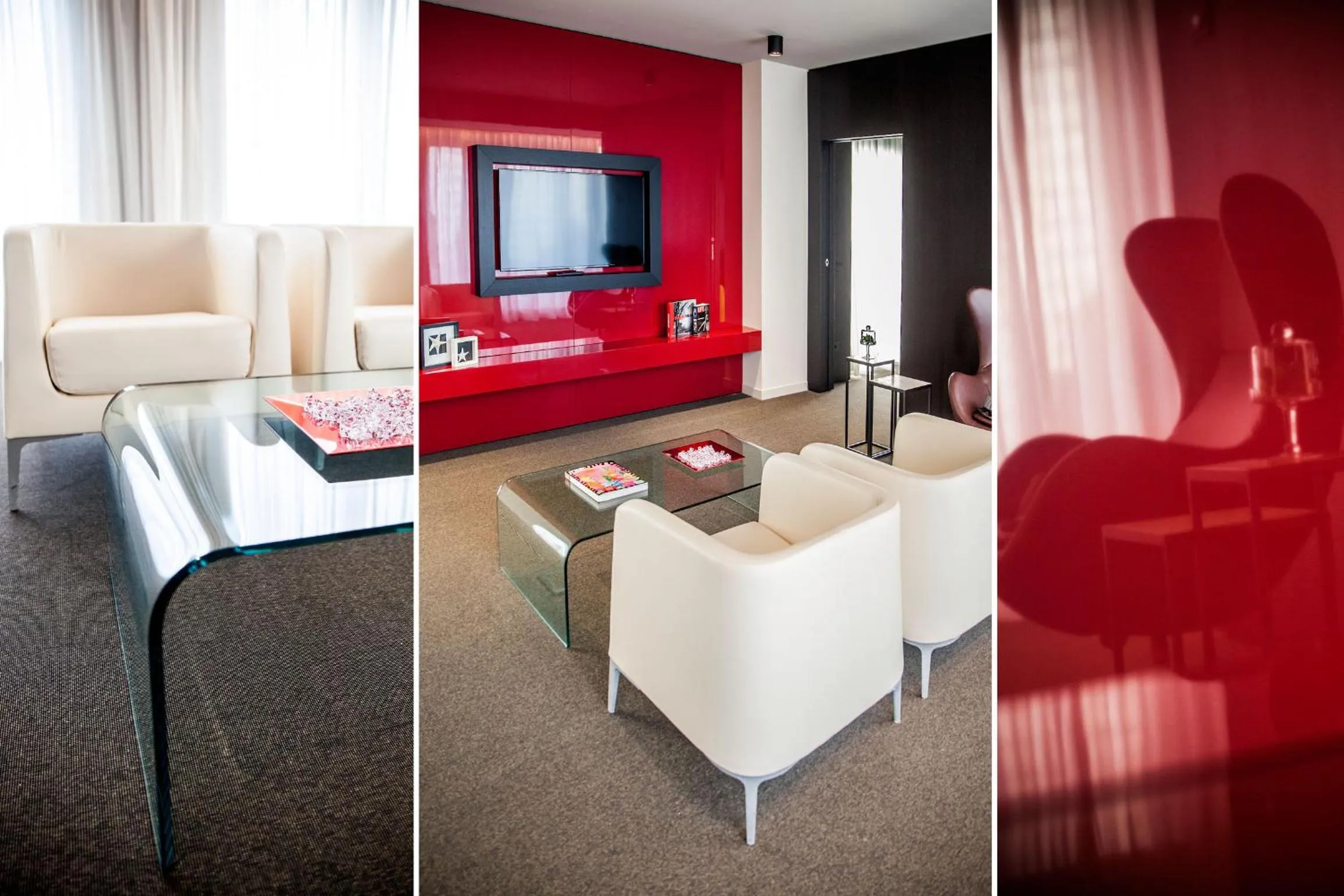 Seating area in Glam Milano