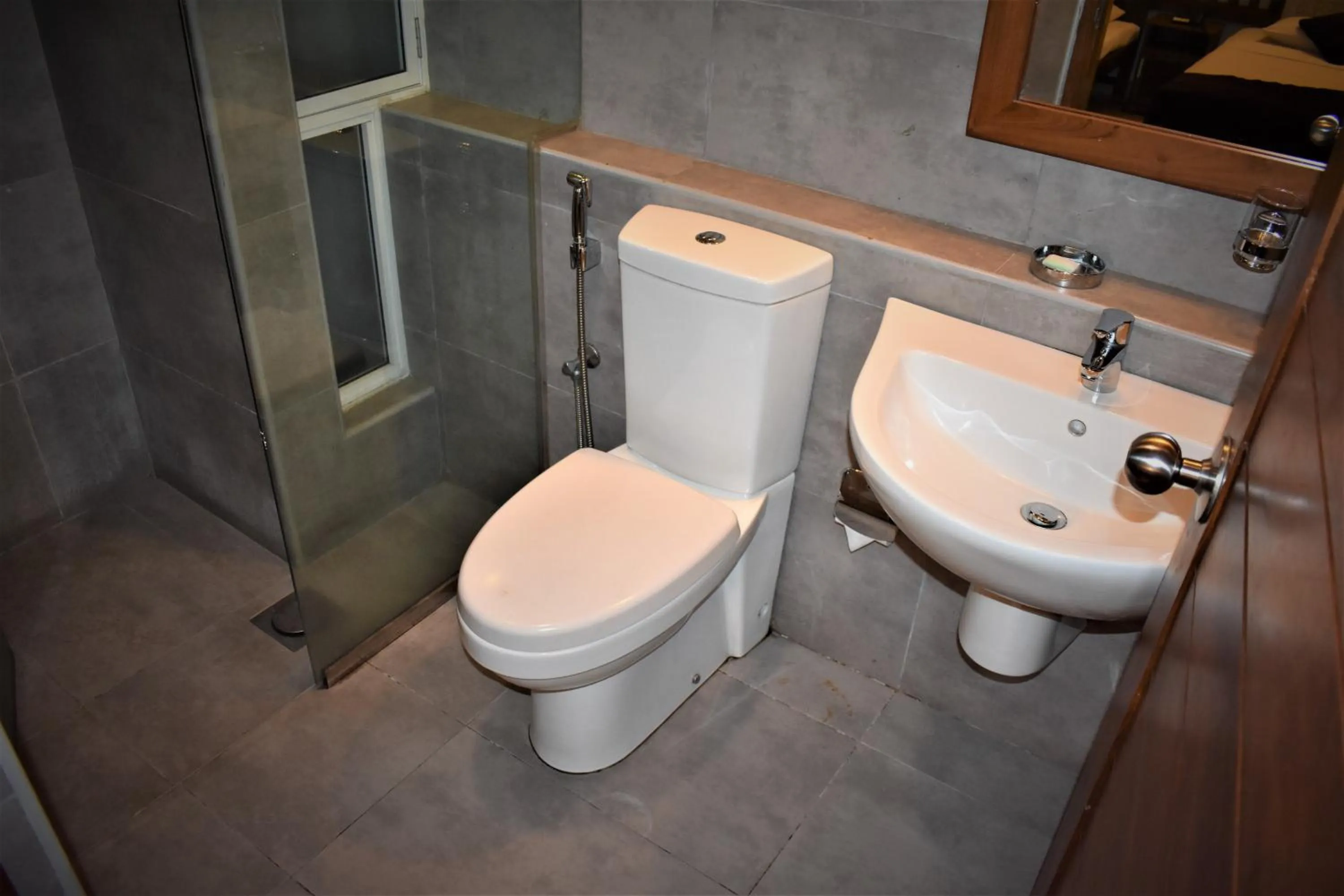 Bathroom in Port View City Hotel