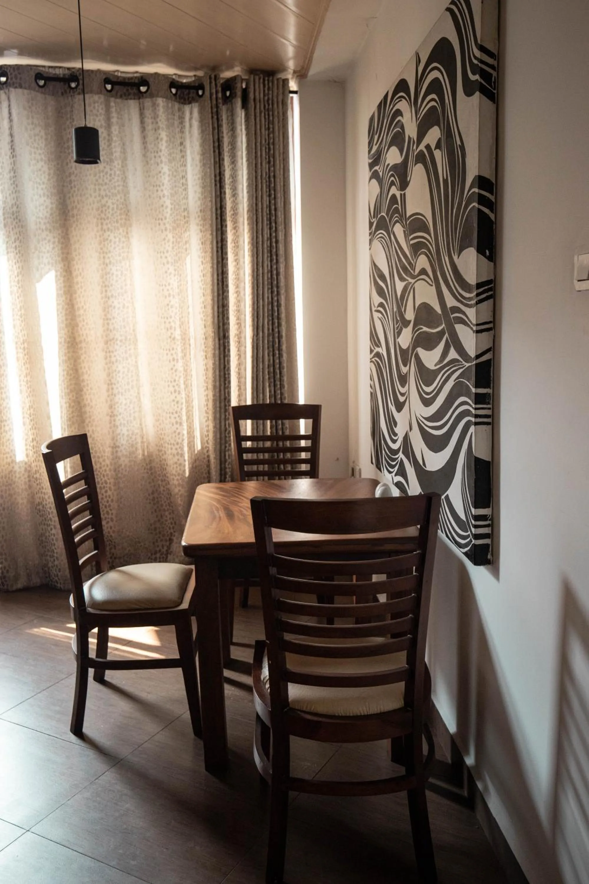 Seating area in Port View City Hotel