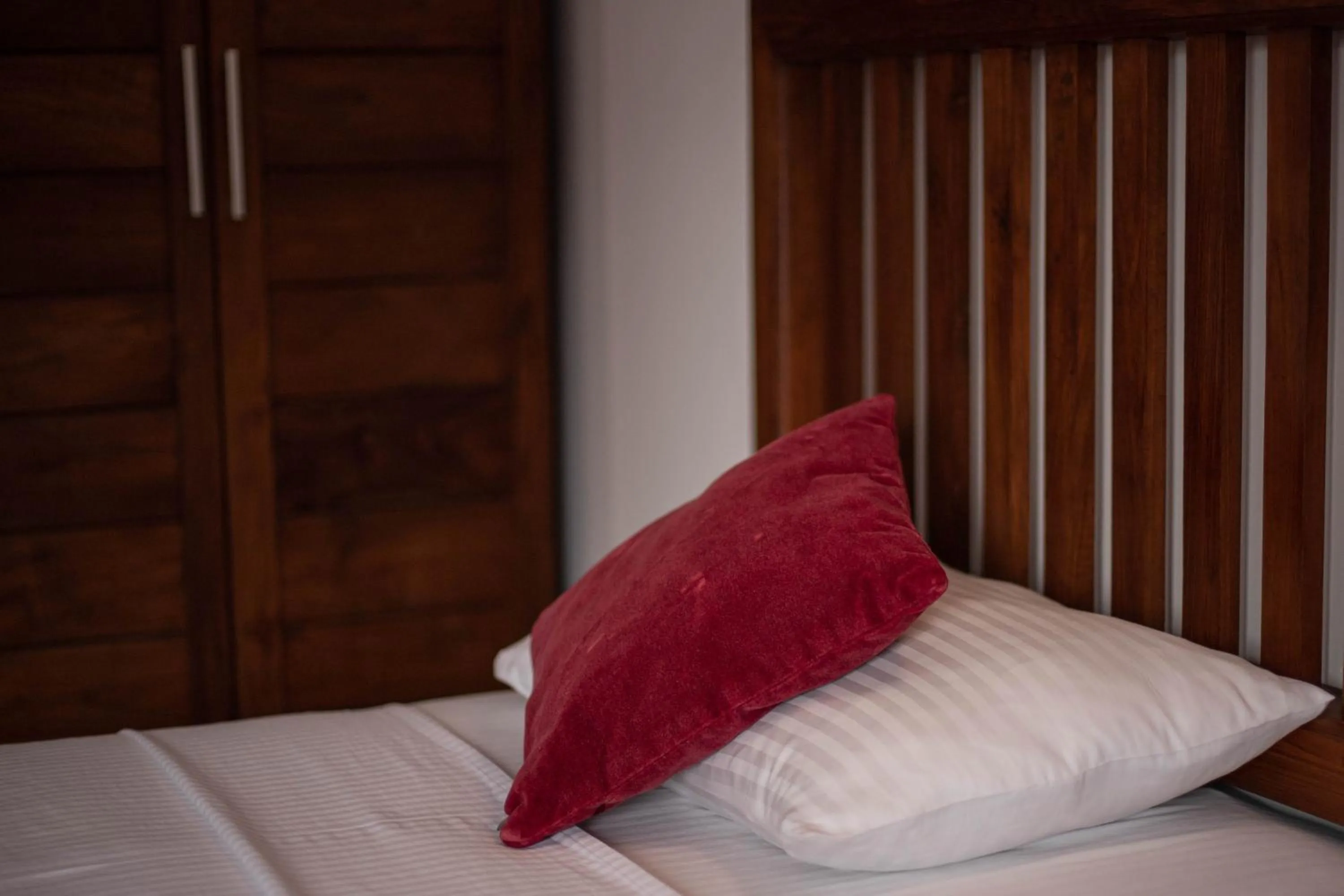 Bed in Port View City Hotel