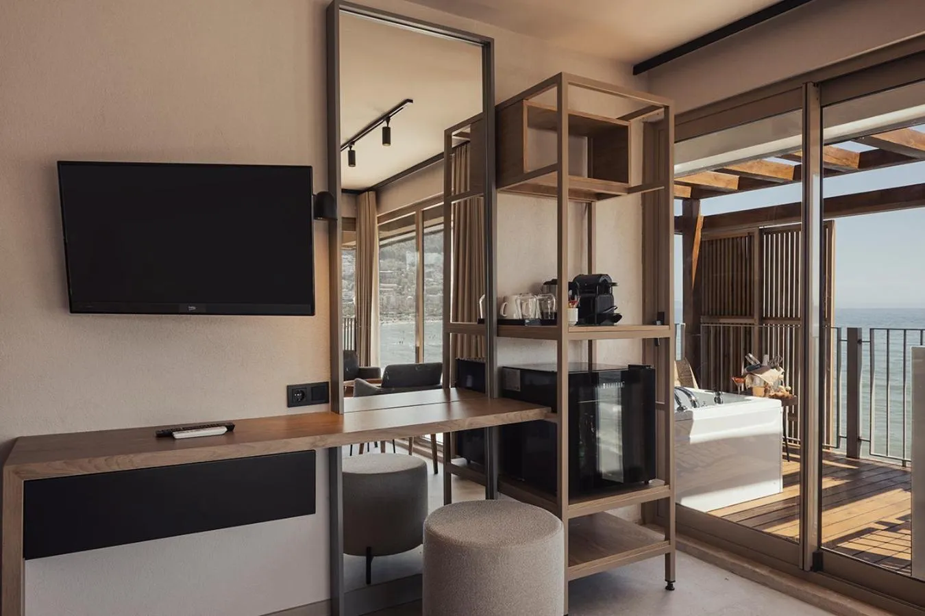 Balcony/Terrace in En Vie Beach Boutique Hotel - Adults Only