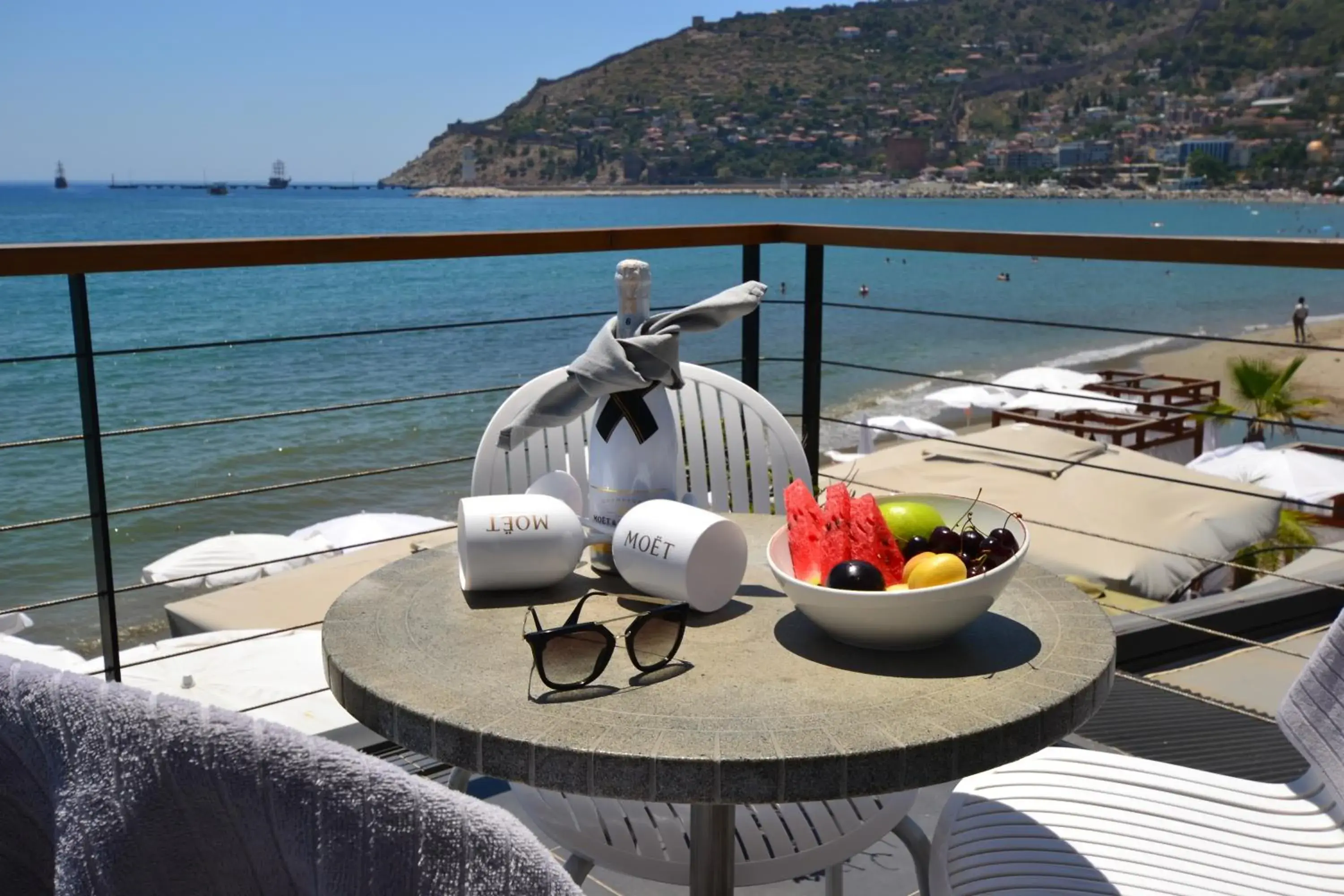 Balcony/Terrace in En Vie Beach Boutique Hotel - Adults Only