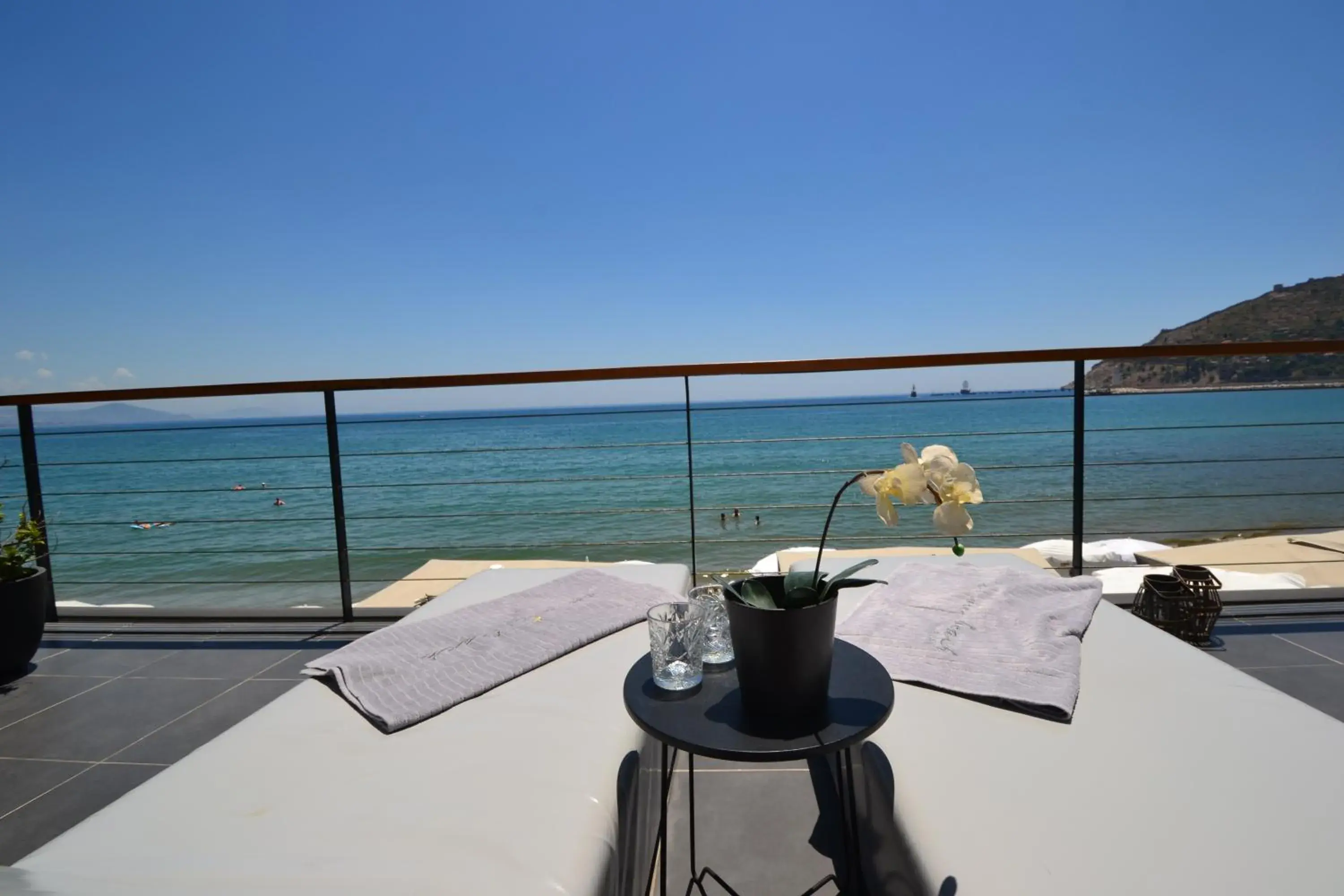 Balcony/Terrace in En Vie Beach Boutique Hotel - Adults Only