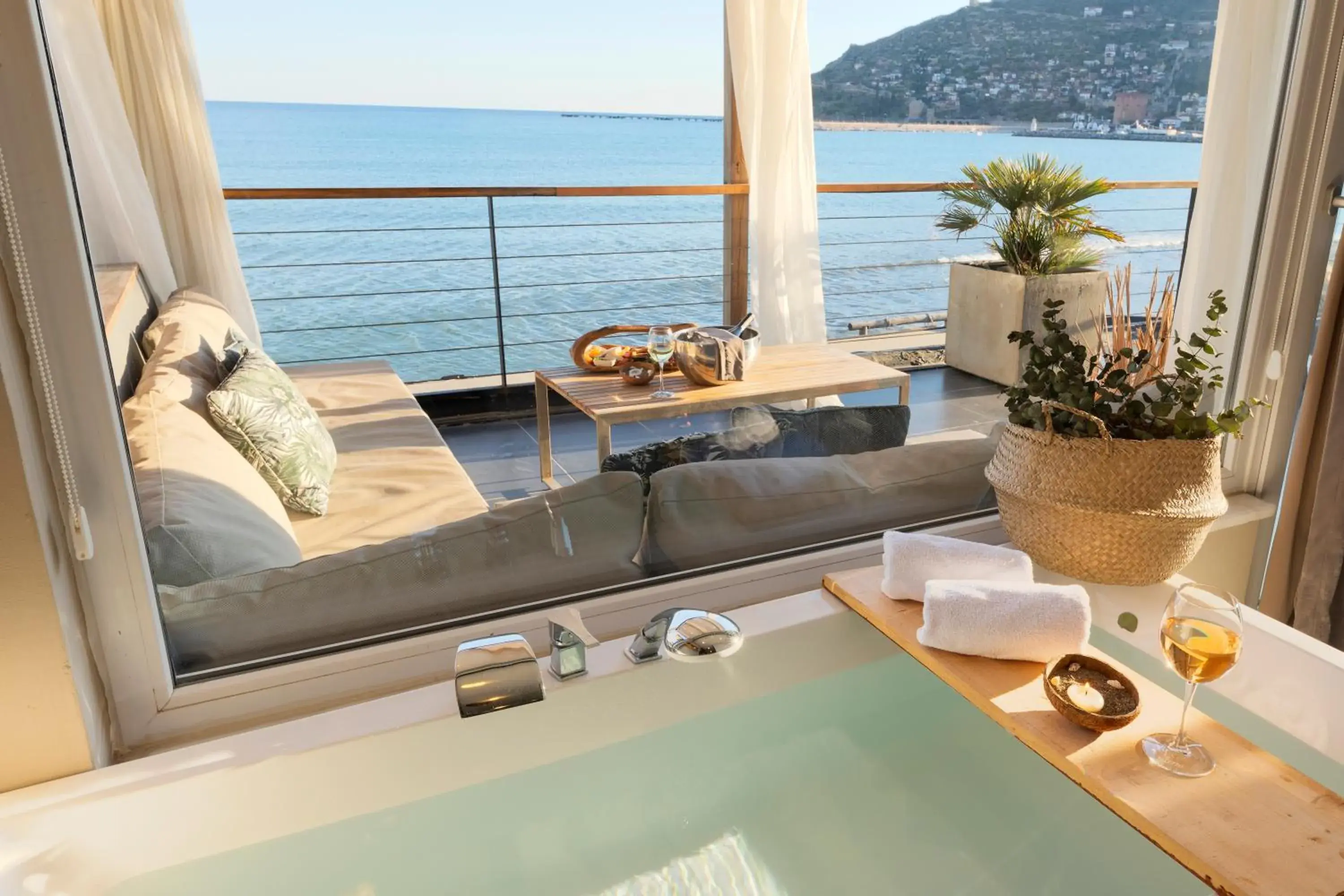 Balcony/Terrace in En Vie Beach Boutique Hotel - Adults Only