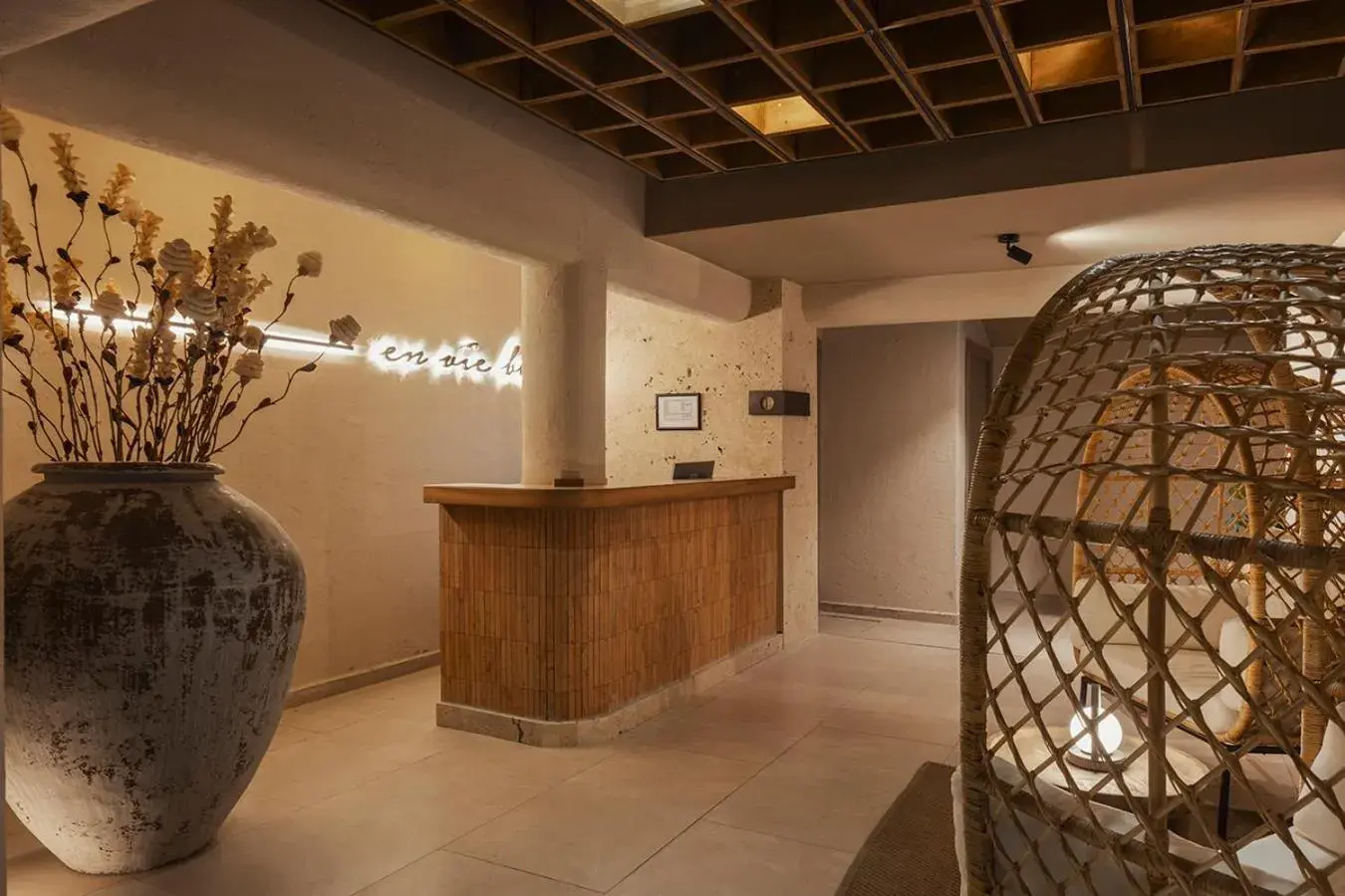 Lobby or reception in En Vie Beach Boutique Hotel - Adults Only Lobby or reception in En Vie Beach Boutique Hotel - Adults Only