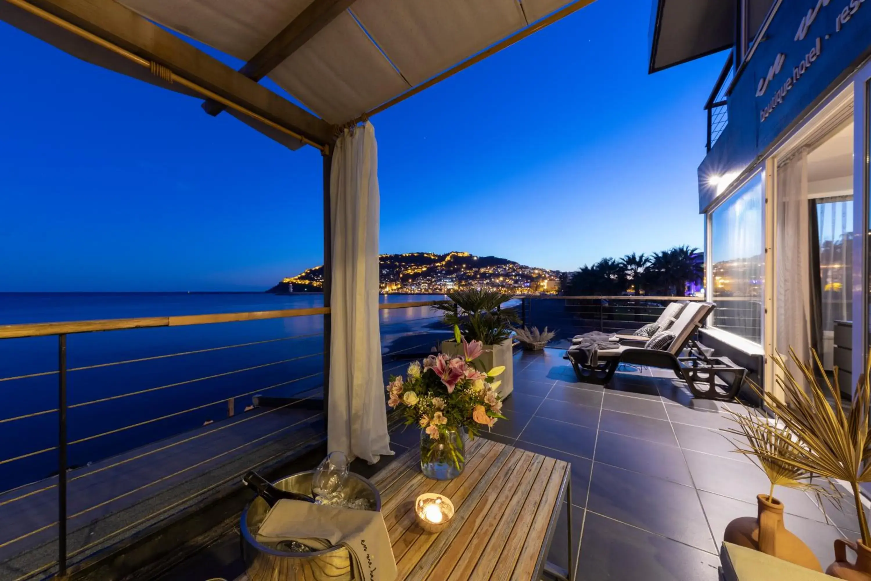 Balcony/Terrace in En Vie Beach Boutique Hotel - Adults Only