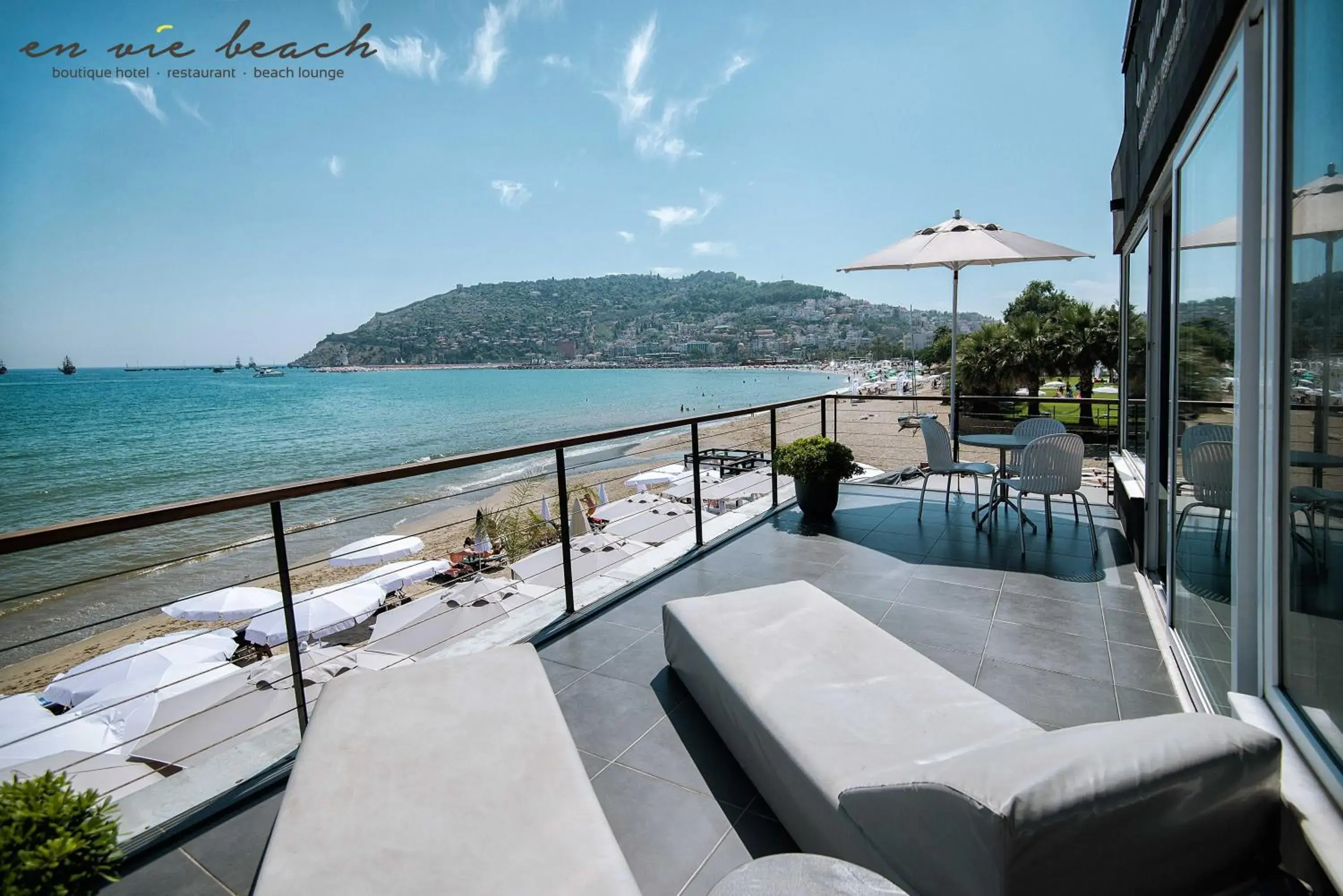 Balcony/Terrace in En Vie Beach Boutique Hotel - Adults Only